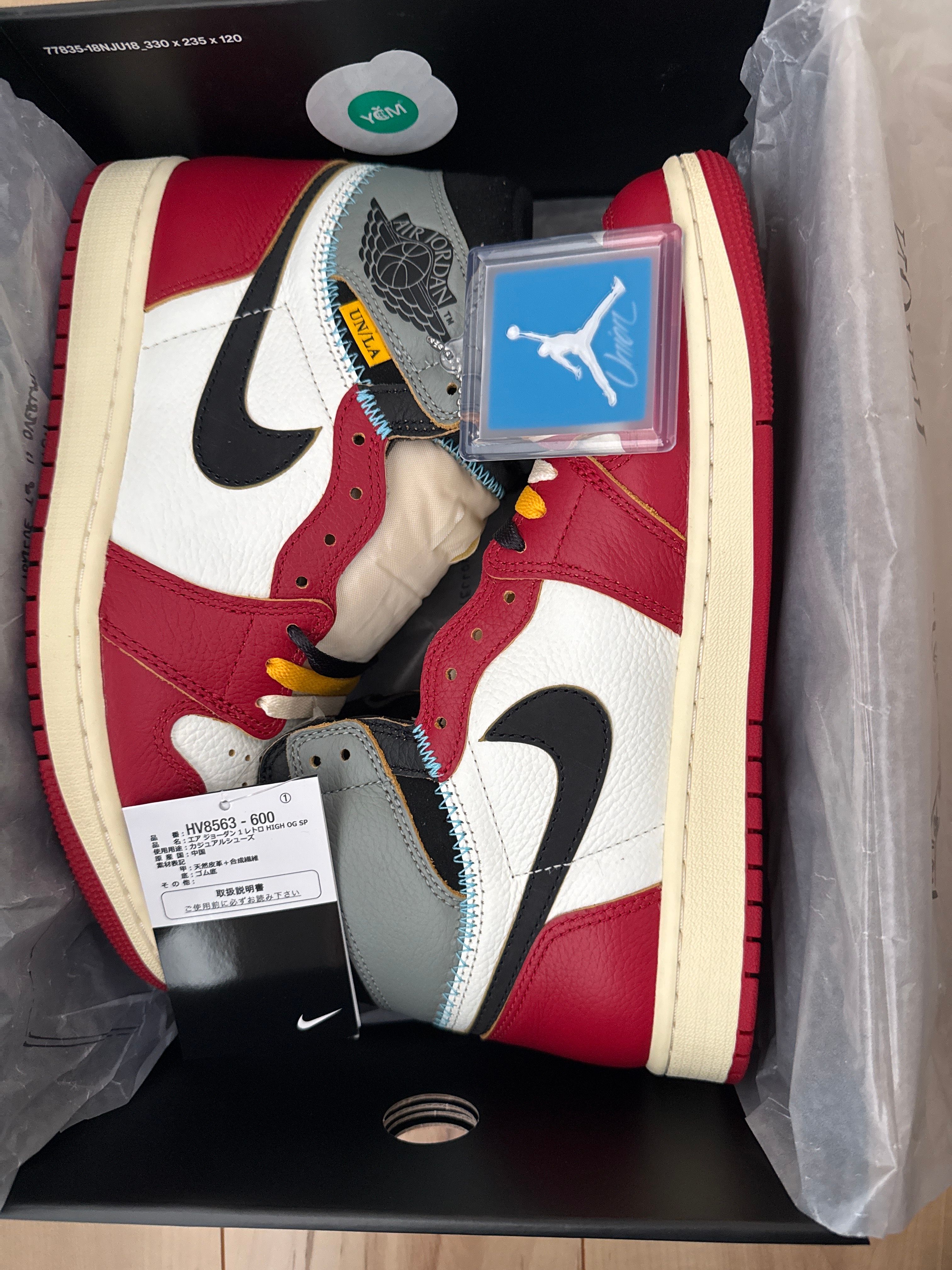 UNION × Nike Air Jordan 1 Retro High OG "Chicago/Shadow"