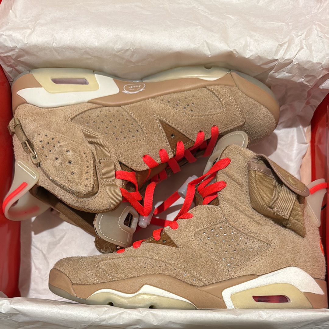 Travis Scott × Nike Air Jordan 6 "British Khaki"