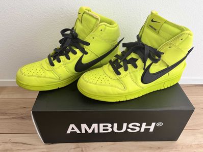 AMBUSH × NIKE DUNK HIGH "FLASH LIME"