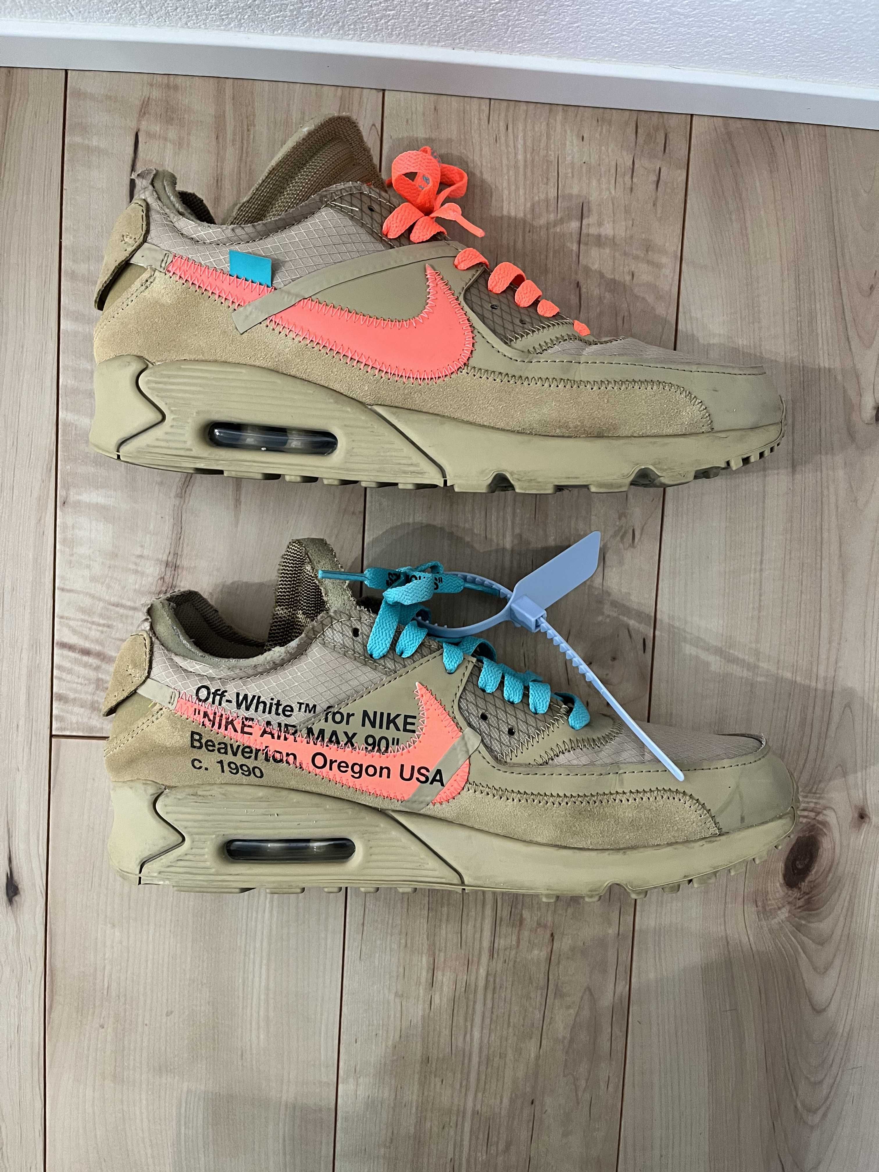 Off-White × Nike Air Max 90 "Desert Ore"