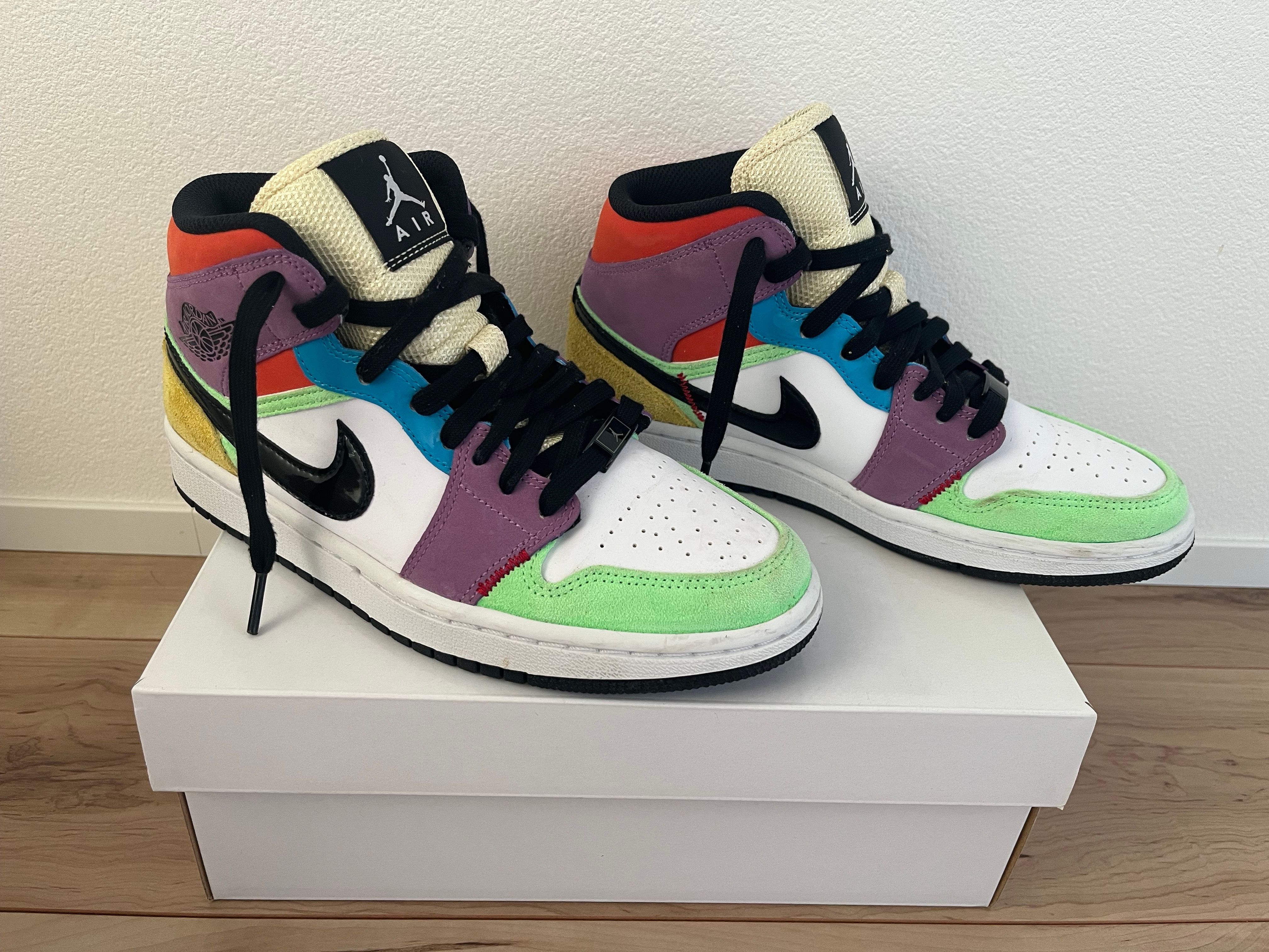 Nike Women's Air Jordan 1 Mid "Multi Color"