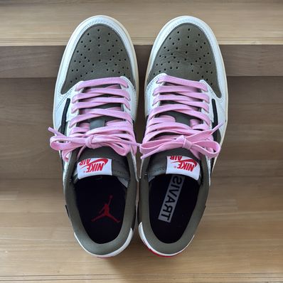 Travis Scott × Nike Air Jordan 1 Low OG SP "Reverse Olive"
