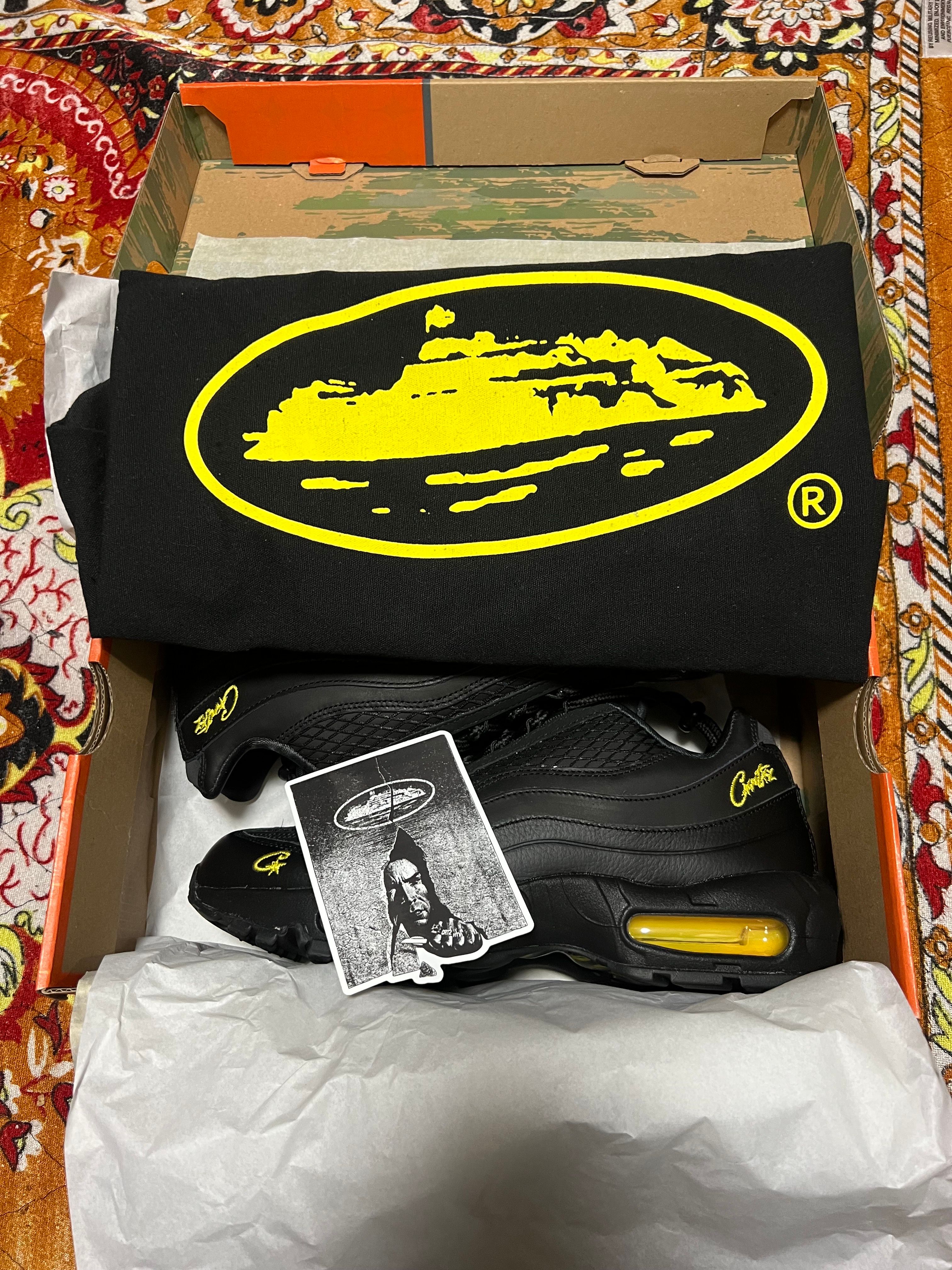Corteiz × Nike Air Max 95 "Black and Tour Yellow"