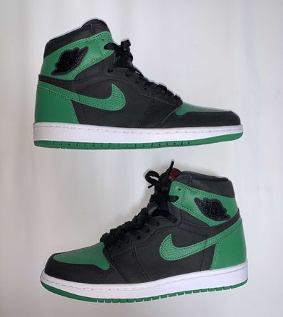 Nike Air Jordan 1 Retro High OG "Black/Pine Green" (2020)