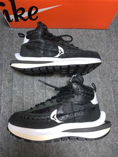 Jean-Paul Gaultier × sacai × Nike Vapor Waffle "Black/Black-White"