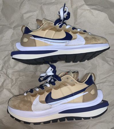Sacai × Nike Vapor Waffle "Sesame And Blue Void"