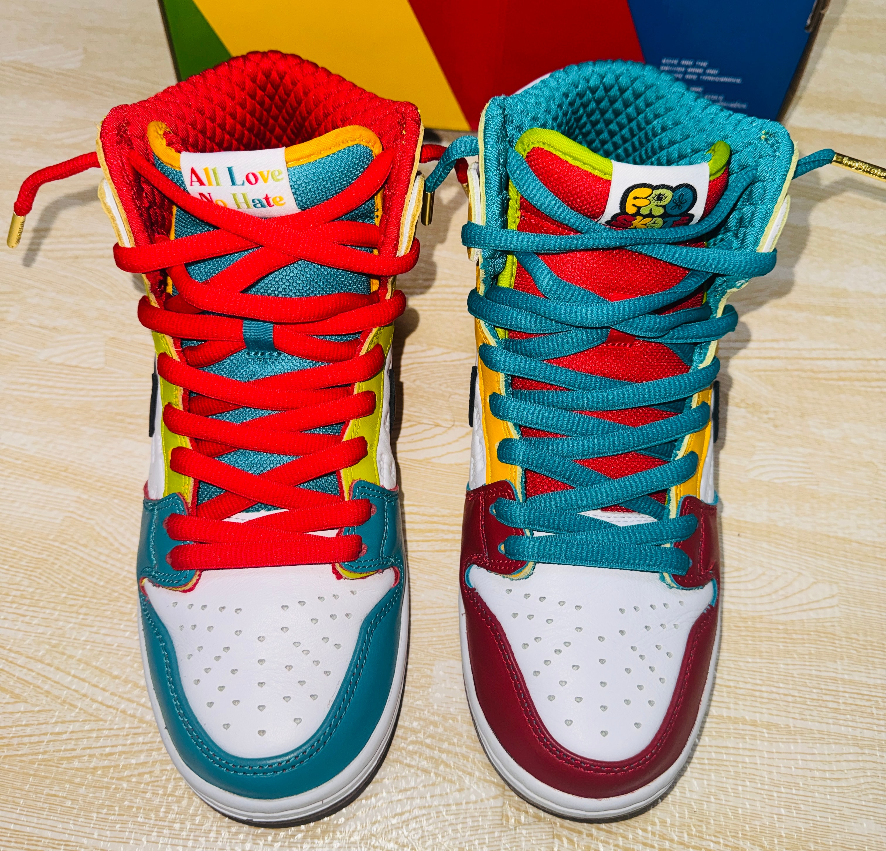 froSkate × Nike SB Dunk High Pro QS "All Love"