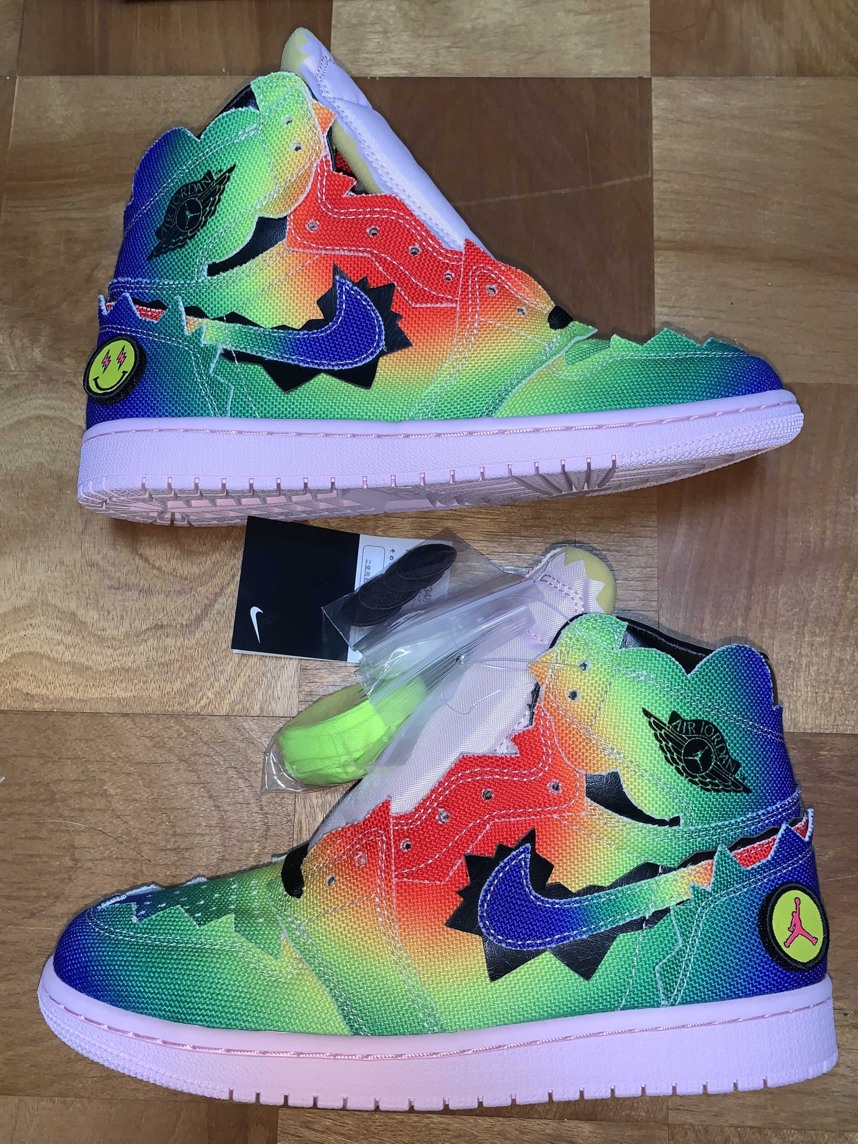 J Balvin × Nike Air Jordan 1 High OG "Rainbow"