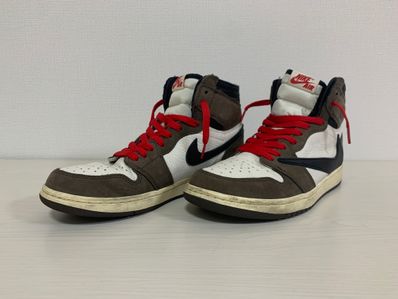 Travis Scott × Nike Air Jordan 1 Retro High OG TS SP "Sail/Dark Mocha"