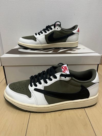 Travis Scott × Nike Air Jordan 1 Low OG SP "Reverse Olive"