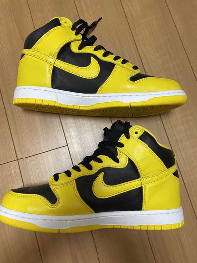 Nike Dunk High "Black/Varsity Maize"
