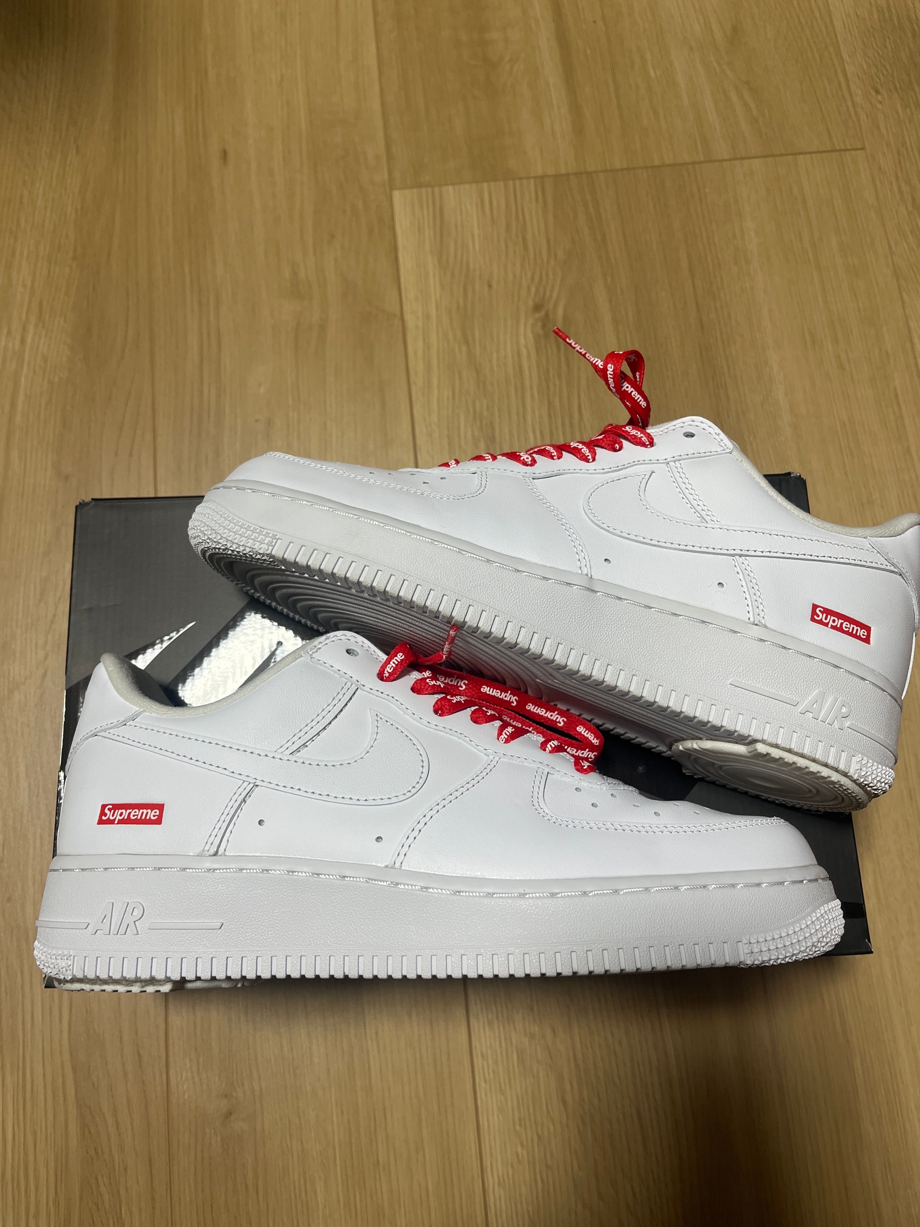 Supreme × Nike Air Force 1 Low "White"