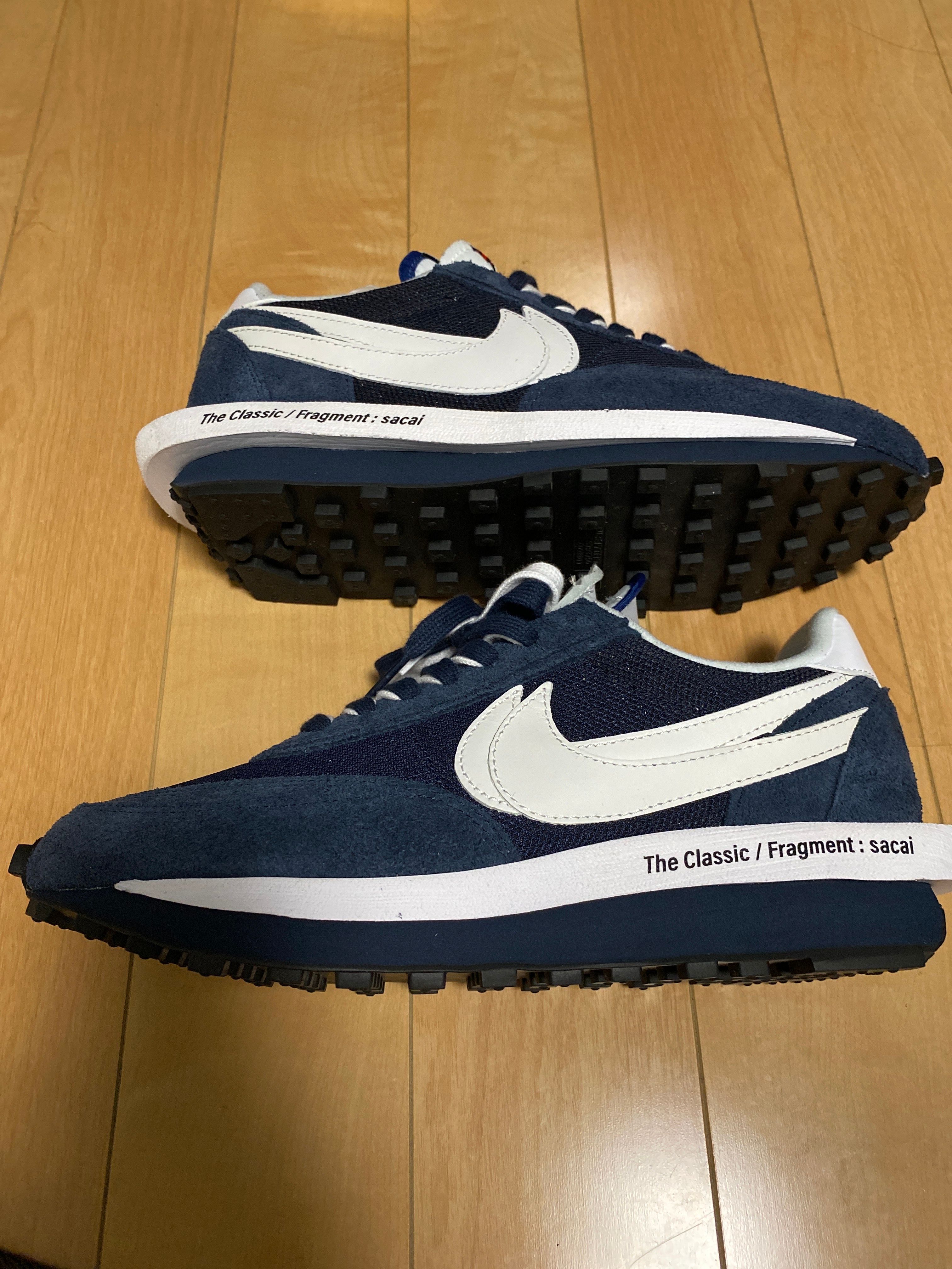 Fragment × sacai × Nike LD Waffle "Blackended Blue"