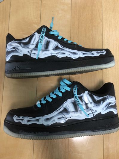 Nike Air Force 1 Low "Black Skeleton"