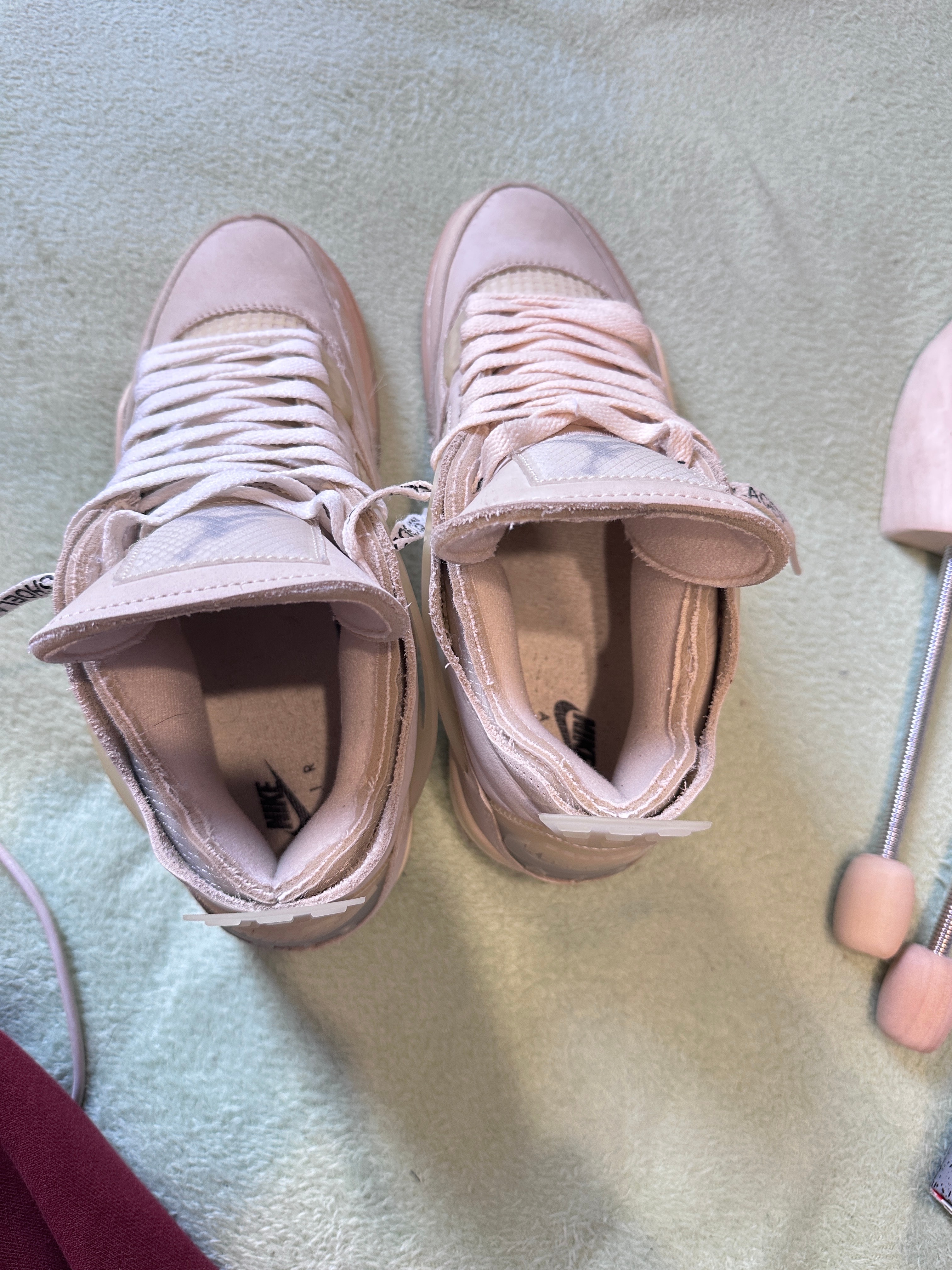 Off-White × Nike Women's Air Jordan 4 SP "Sail"