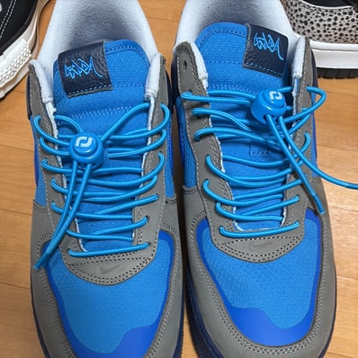 Stash × Nike Air Force 1 Low SP "Soft Grey and Harbor Blue" (2024)