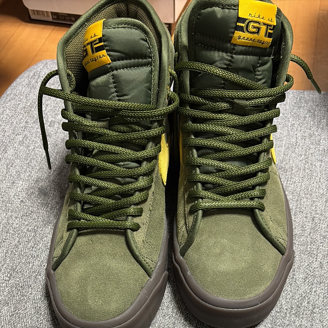 ANTIHERO × Nike SB Zoom Blazer Mid QS "Rough Green/Amarillo"