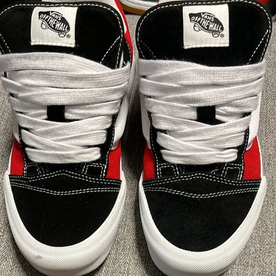 Vans Knu Skool "Red/True White"