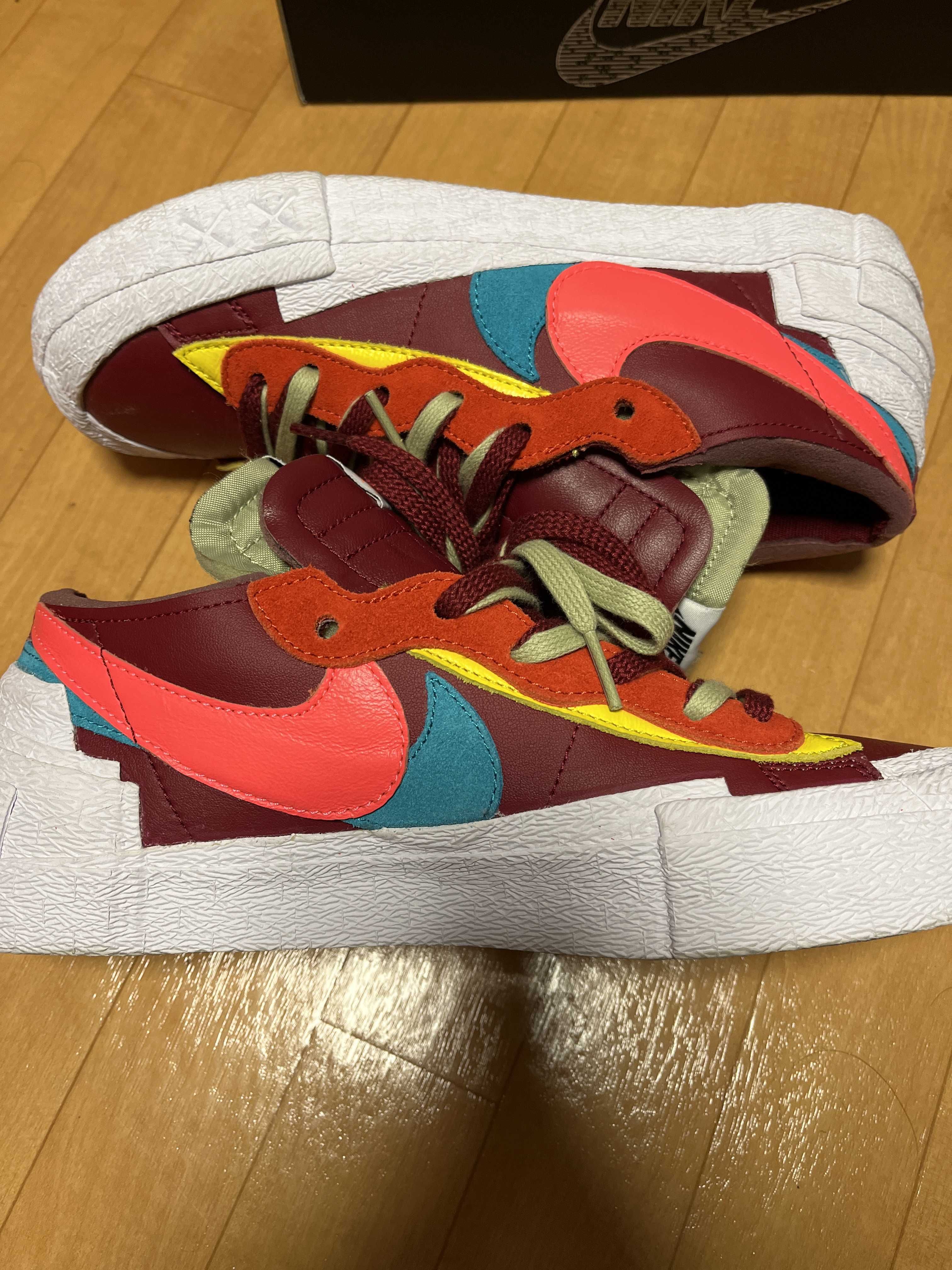 KAWS × sacai × Nike Blazer Low "Team Red"