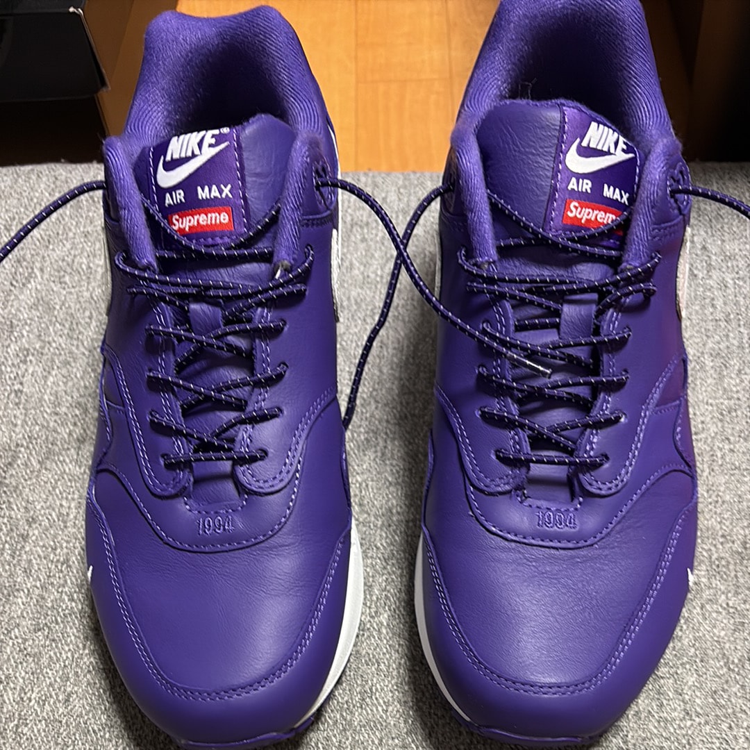 Supreme × Nike Air Max 1 '87 SP "Purple" (25SS Week4)