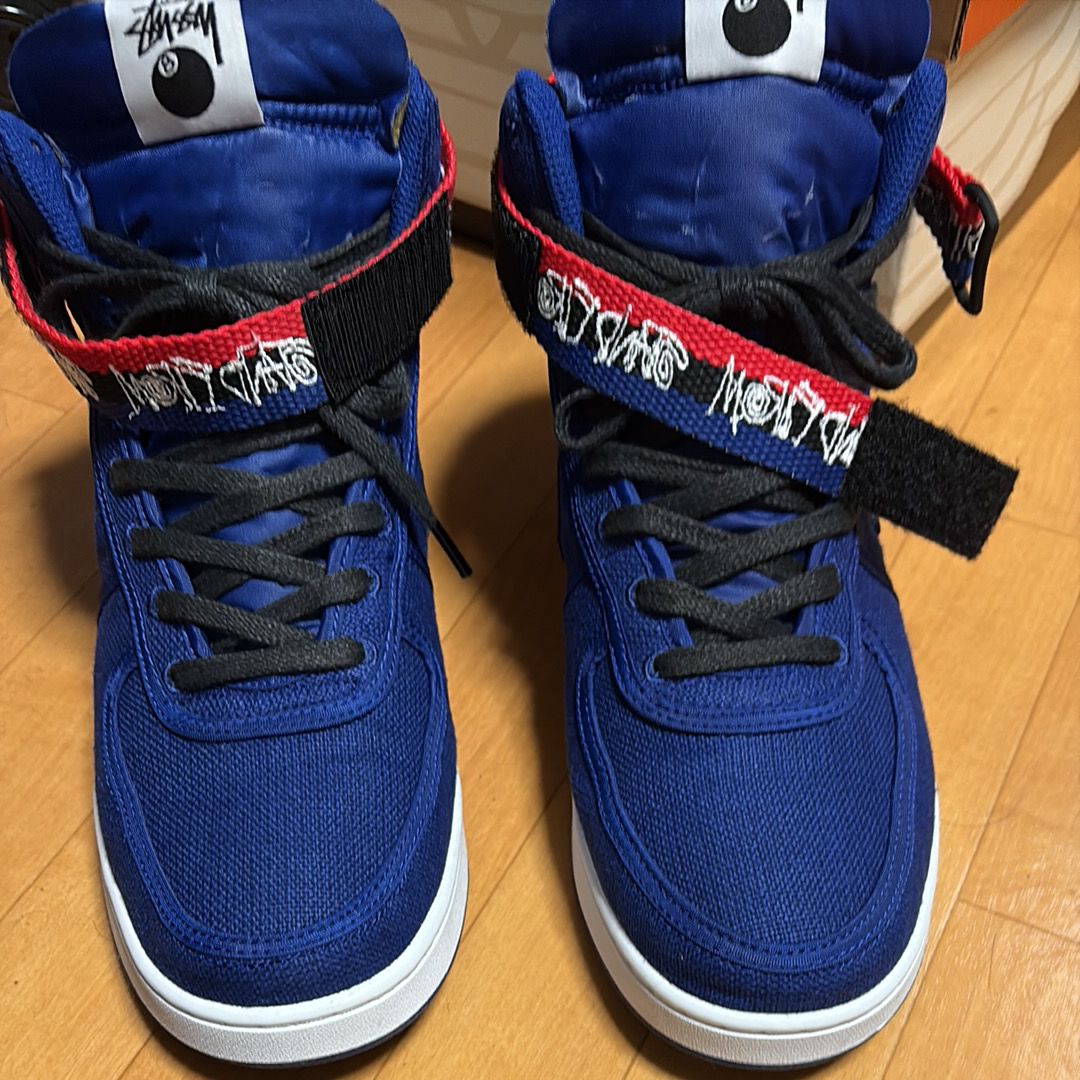 Stussy × Nike Vandal High "Deep Royal Blue"