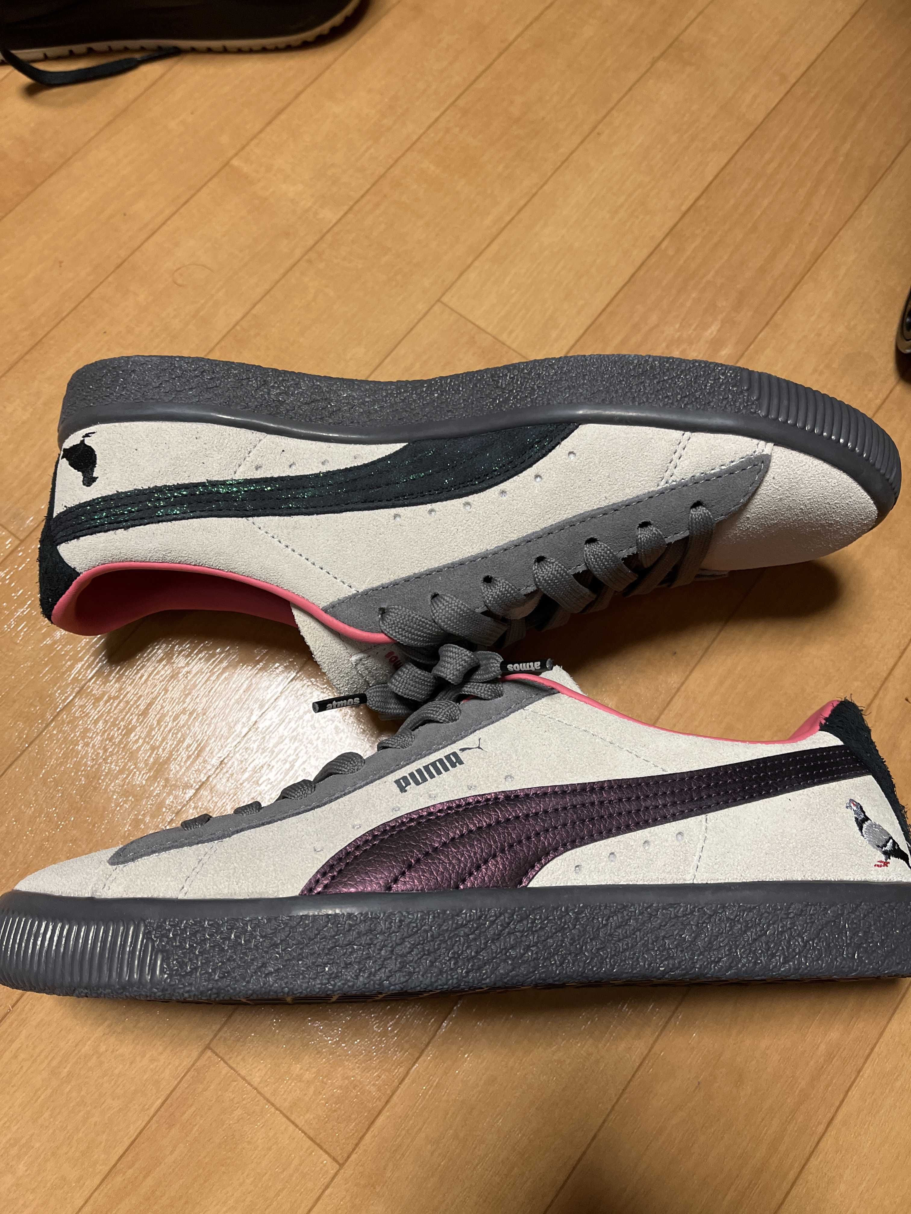 Staple × Atmos × Puma Suede "Natural Grey"