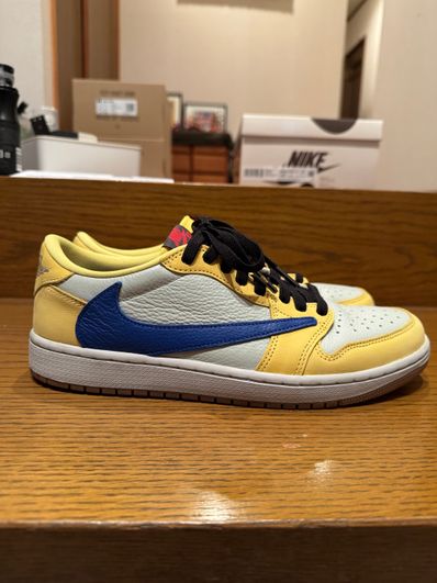 Travis Scott × Nike Women's Air Jordan 1 Retro Low OG "Canary"
