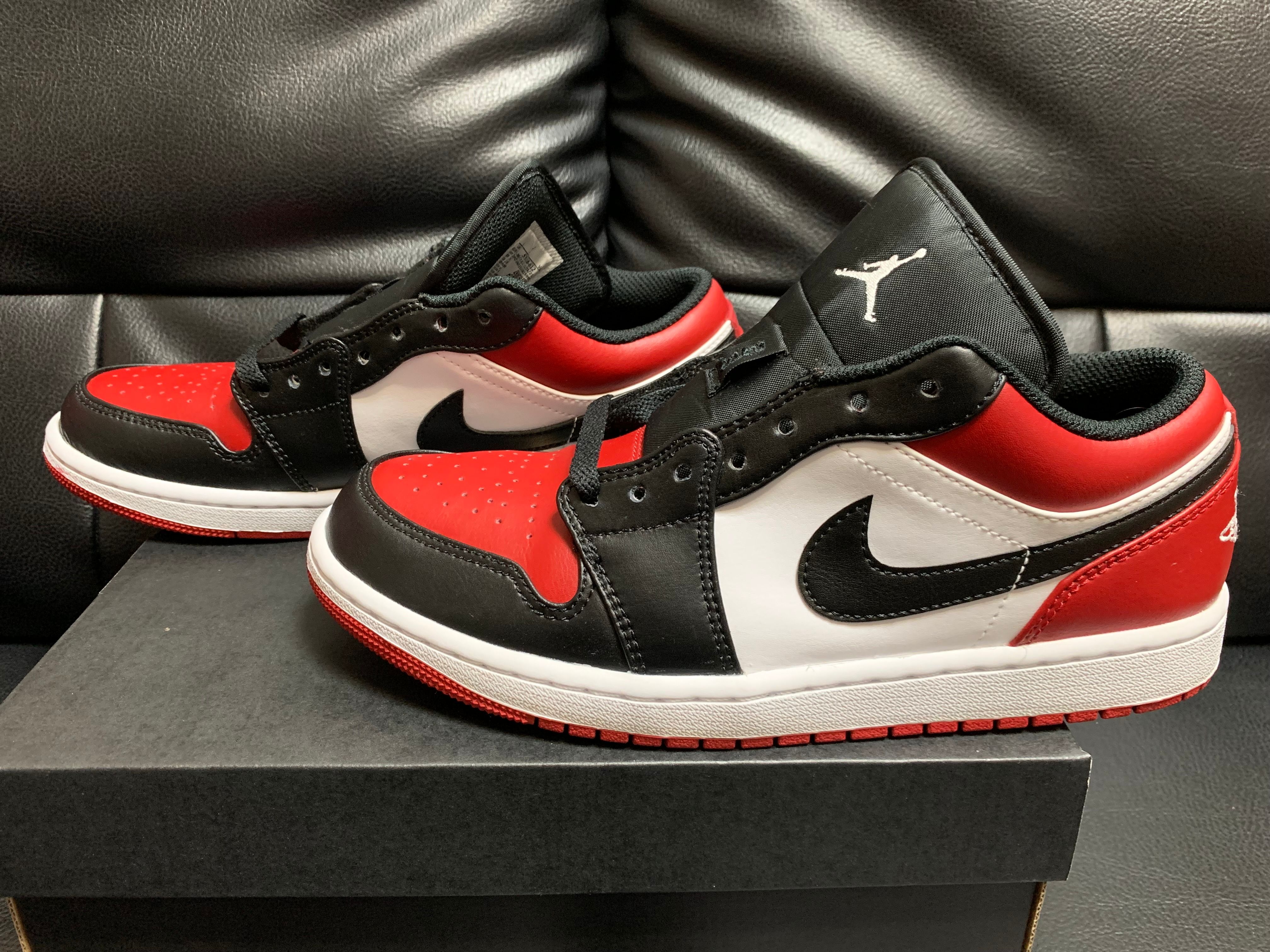 Nike Air Jordan 1 Low "Bred Toe"