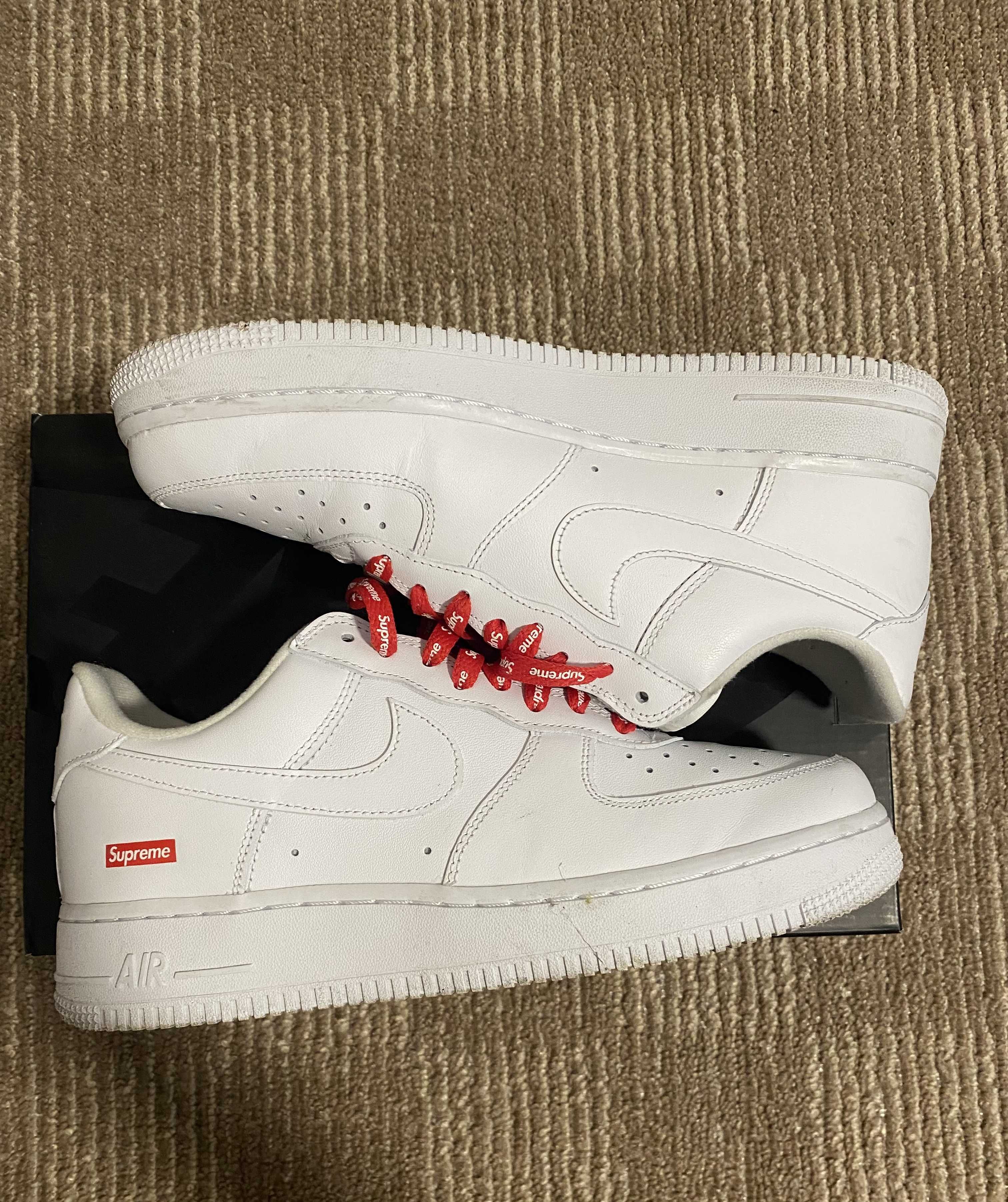 Supreme × Nike Air Force 1 Low "White"