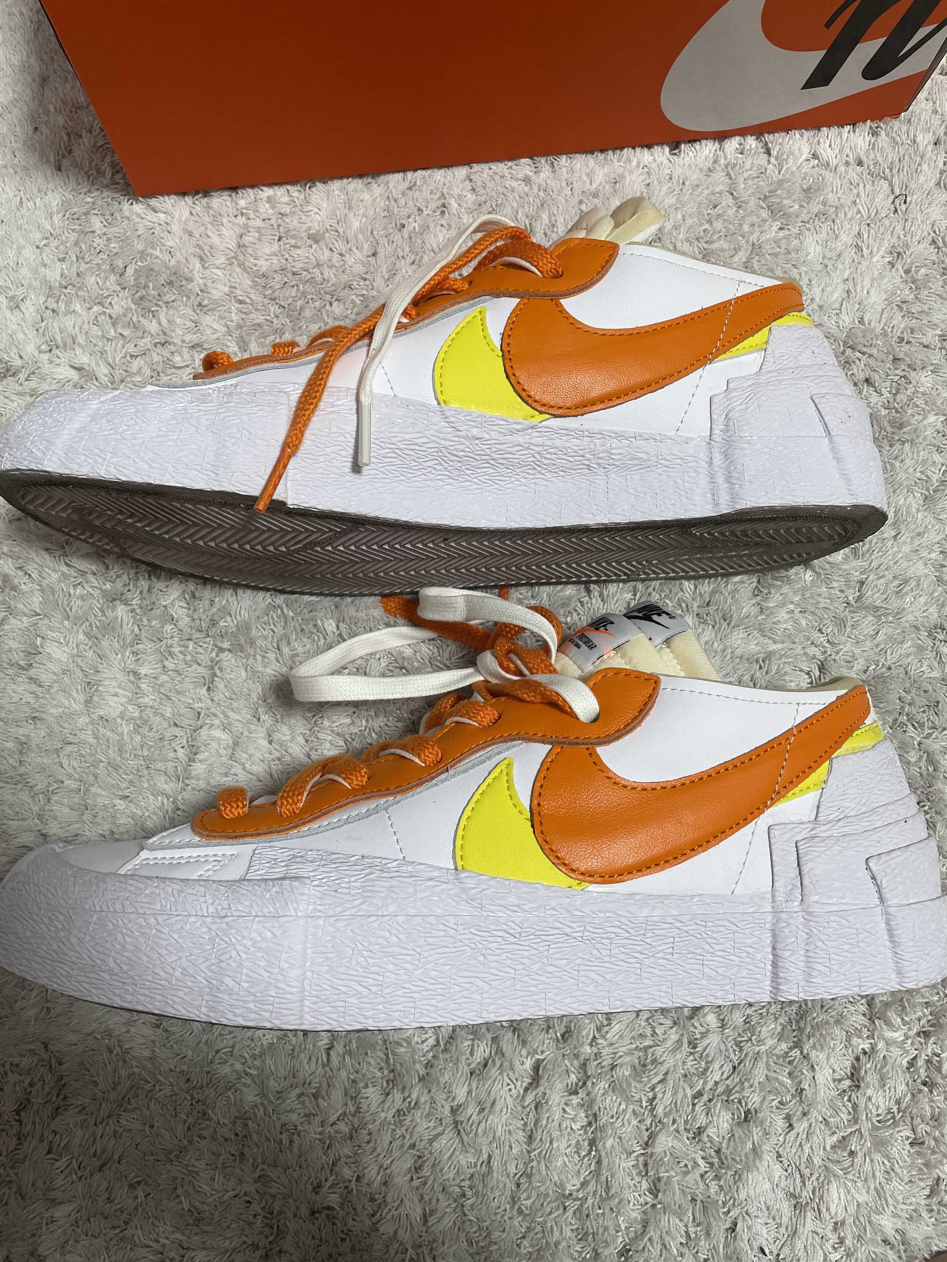 SACAI × NIKE BLAZER LOW "MAGMA ORANGE"