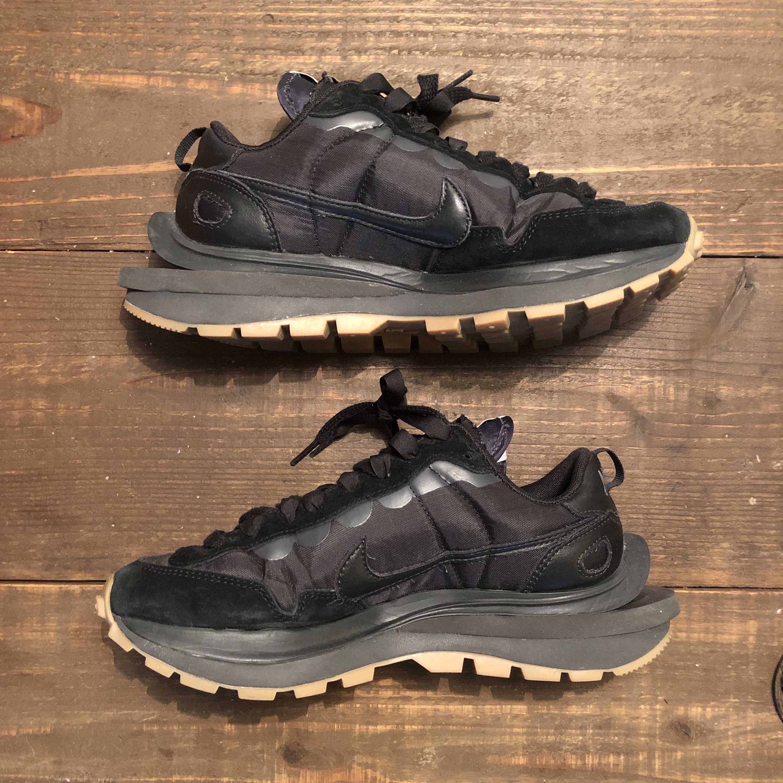 sacai × Nike VaporWaffle "Black Gum"
