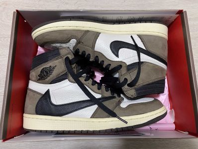 Travis Scott × Nike Air Jordan 1 Retro High OG TS SP "Sail/Dark Mocha"