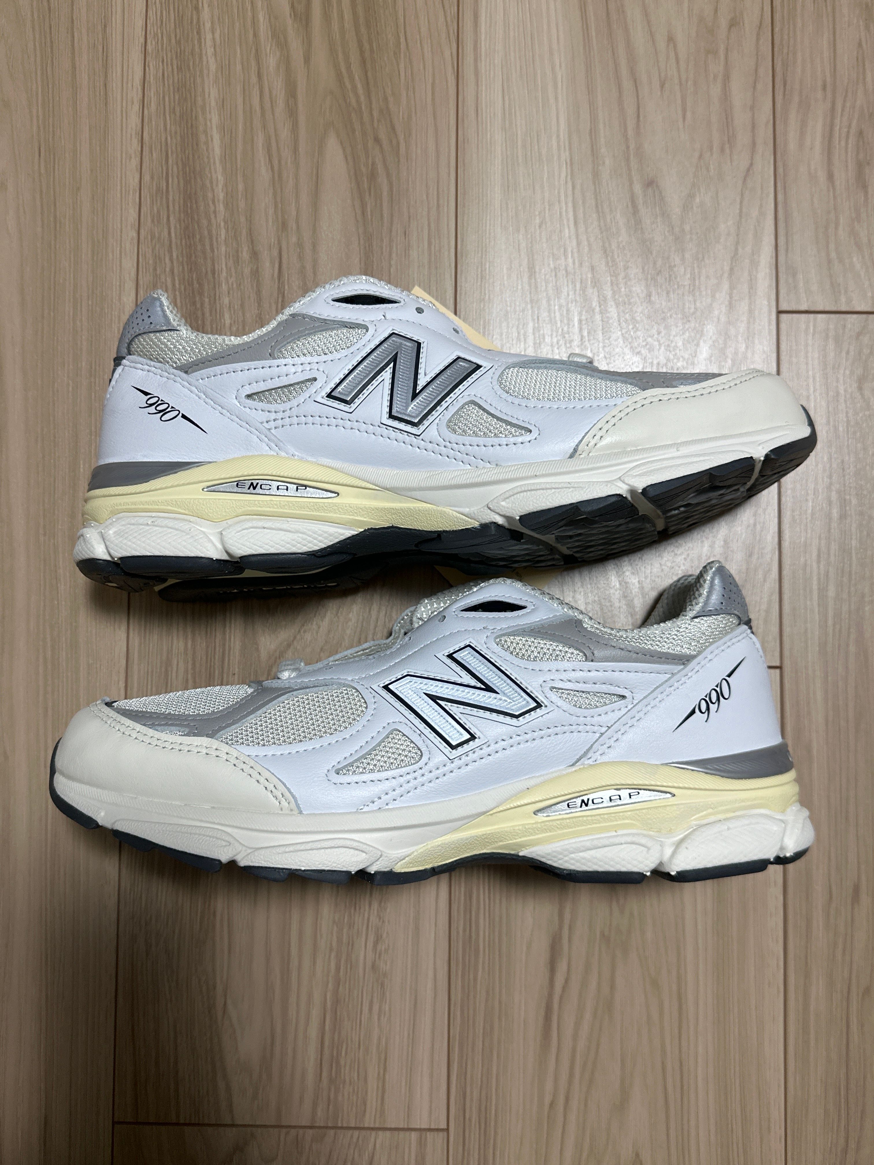 New Balance 990V3 "Sea Salt/Rain Cloud"