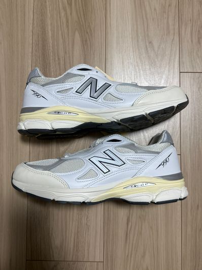 New Balance 990V3 "Sea Salt/Rain Cloud"