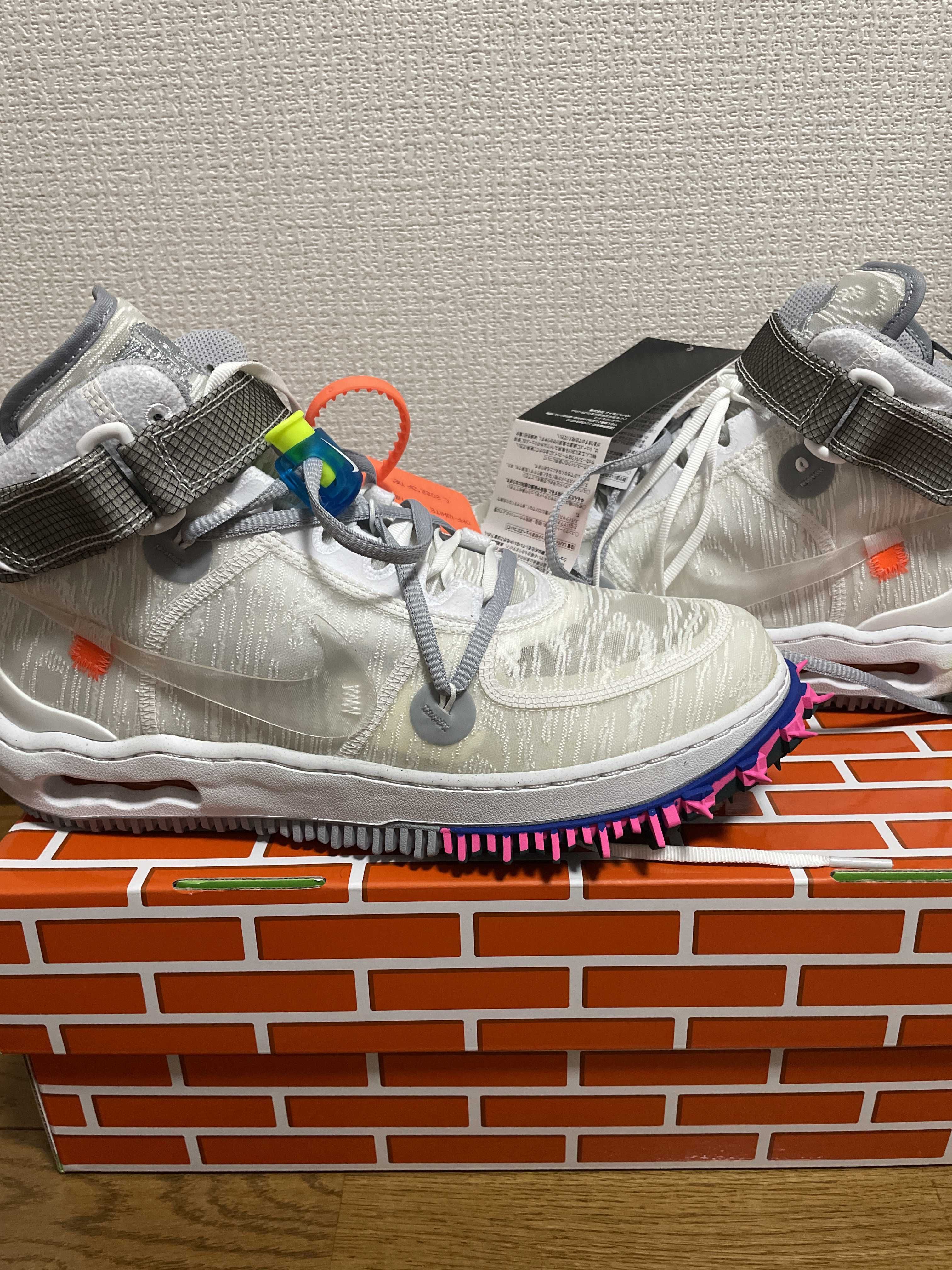 Off-White × Nike Air Force 1 Mid "White"