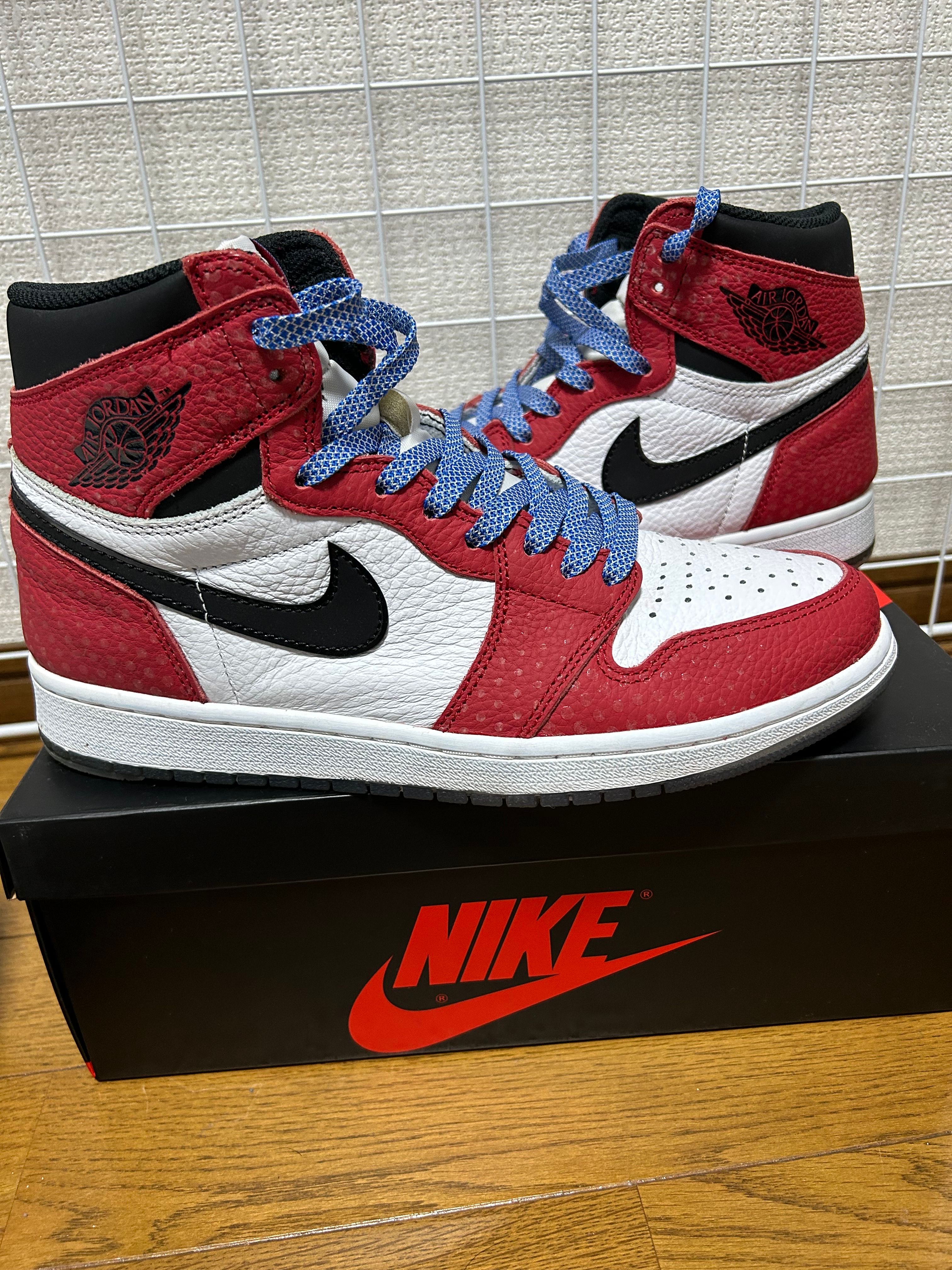 Spiderman × Nike Air Jordan 1 Origin Story "Gym Red/White/Photo Blue/Black"