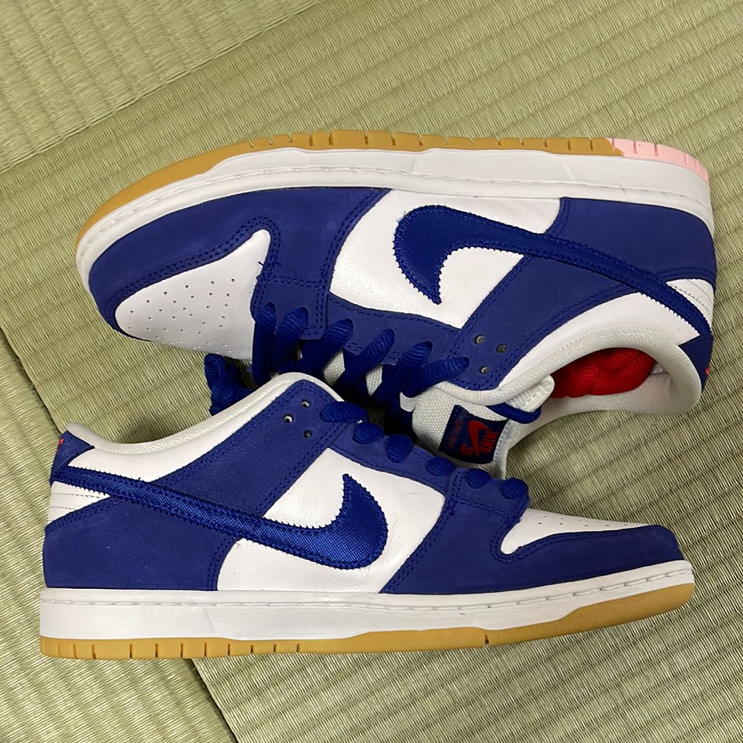 Nike SB Dunk Low "Los Angeles Dodgers/Deep Royal Blue"