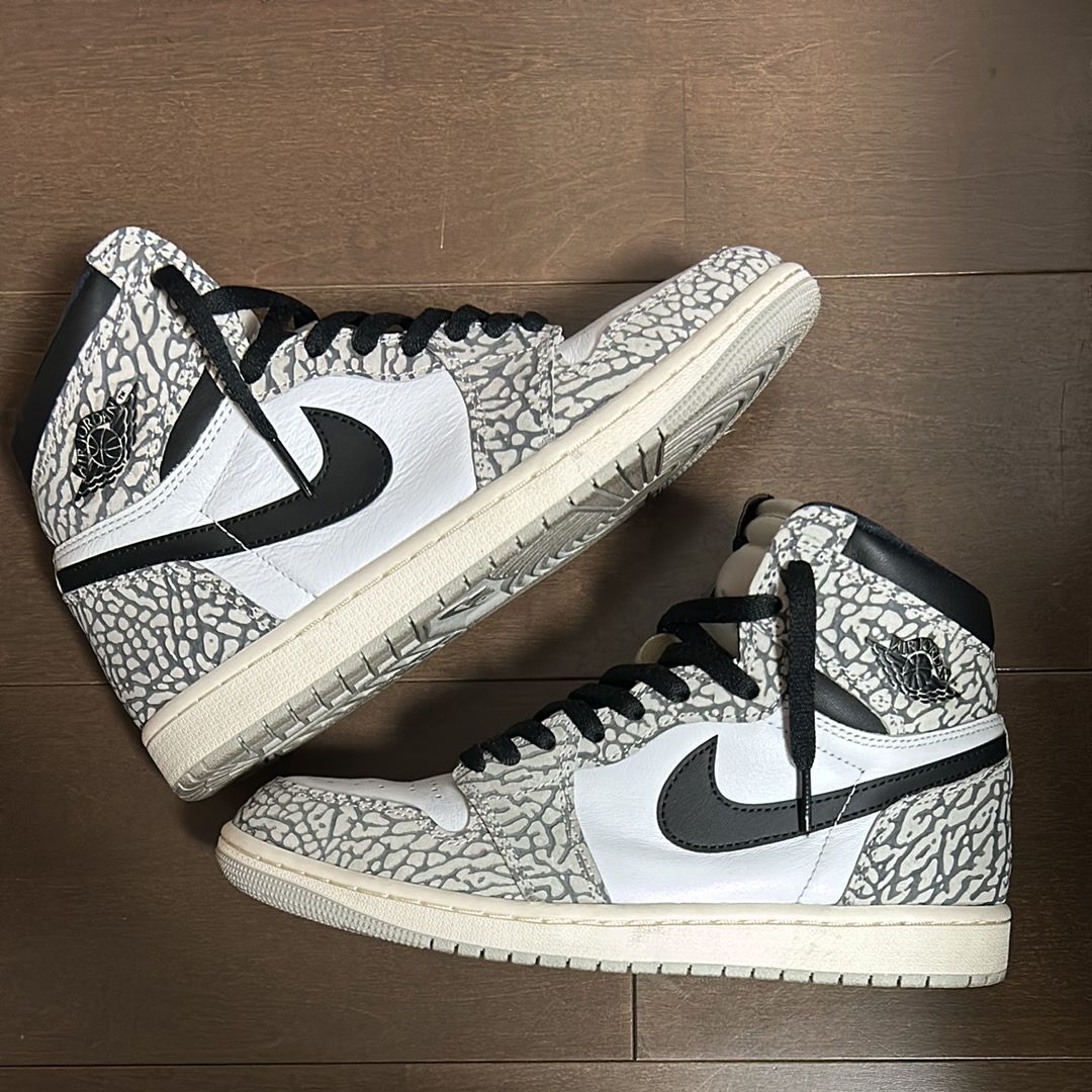 Nike Air Jordan 1 High OG "White Cement/Safari"