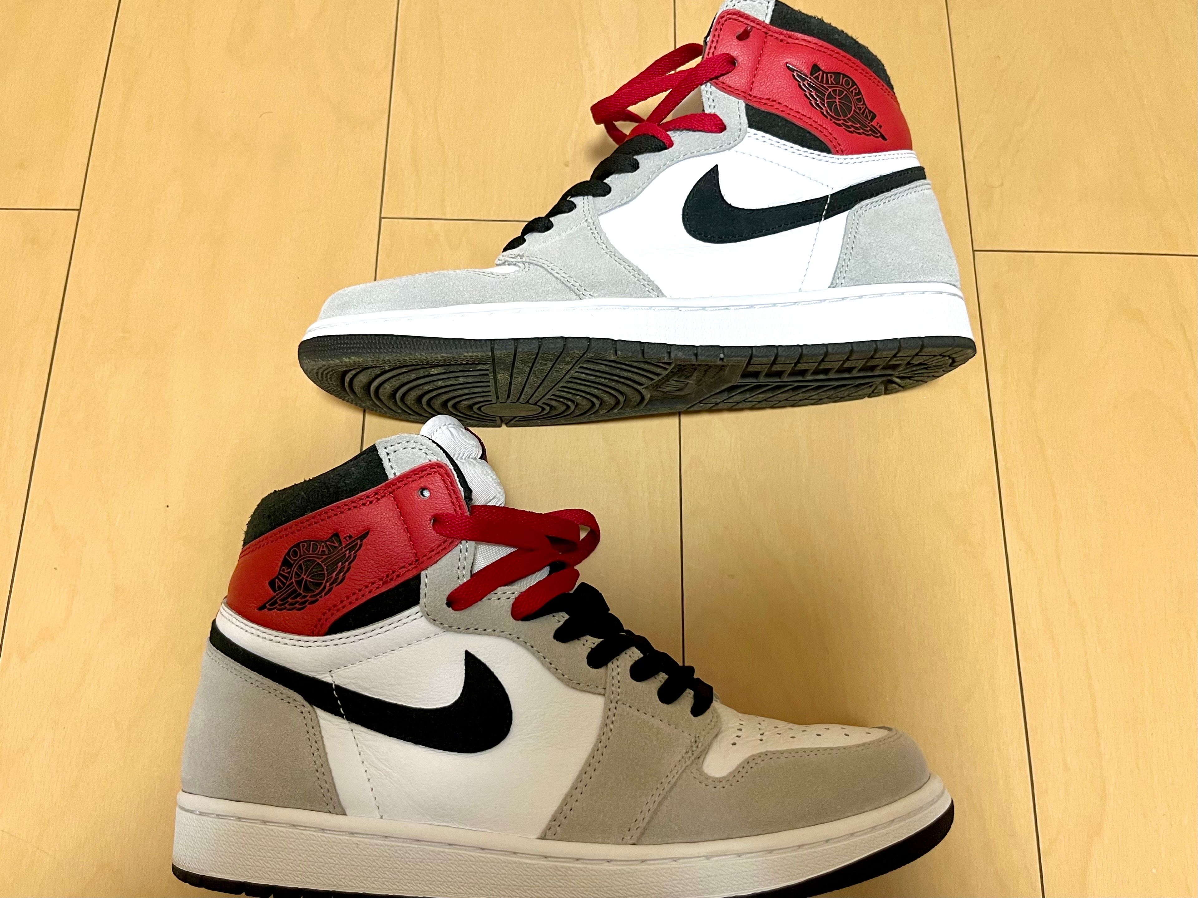Nike Air Jordan 1 High OG "White/Black/Light Smoke Grey"