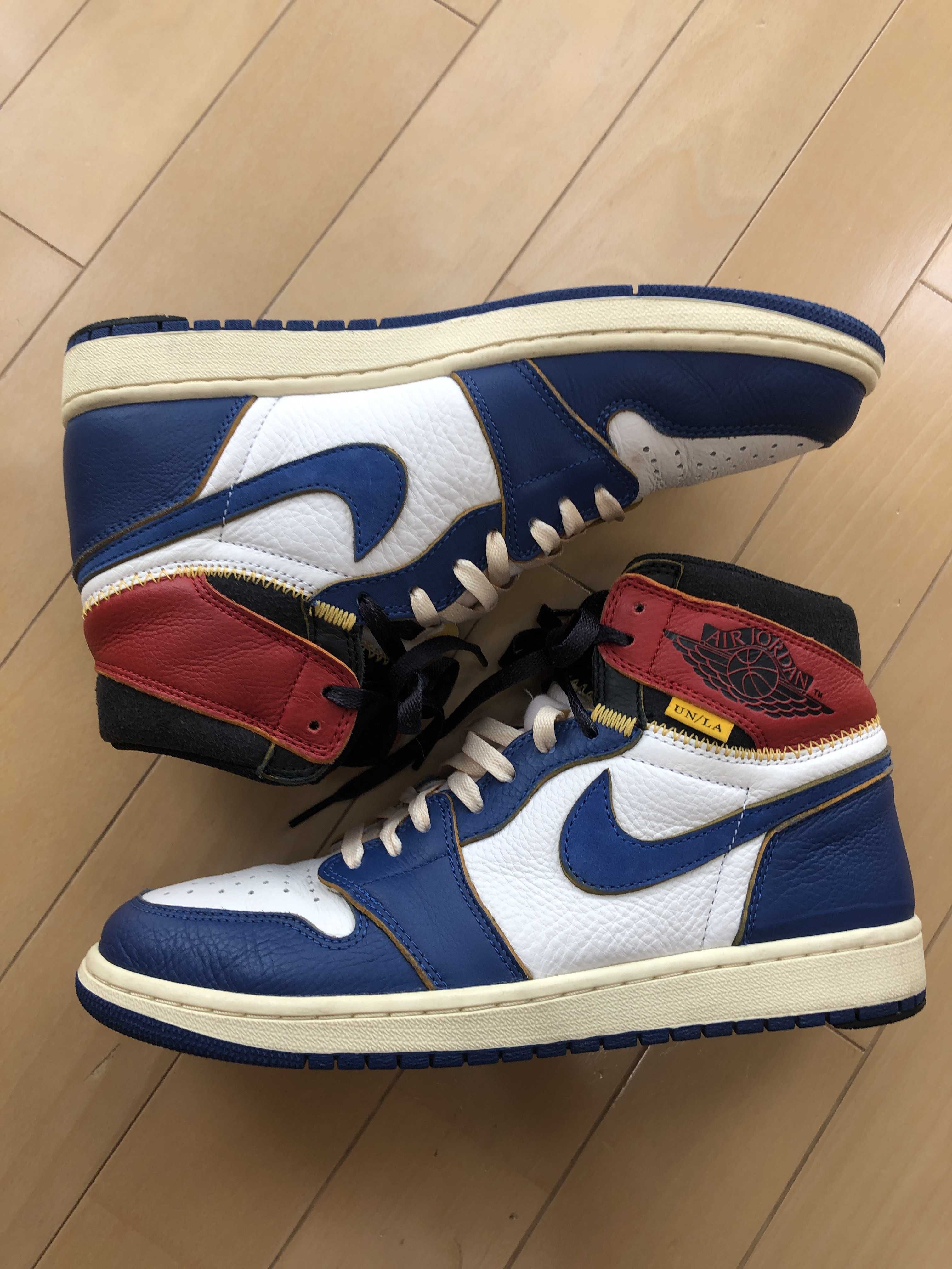 Union × Nike Air Jordan 1 Retro High OG NRG "Storm Blue/Varsity Red"