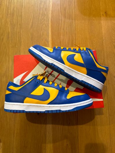 Nike Dunk Low "Blue Jay and University Gold"