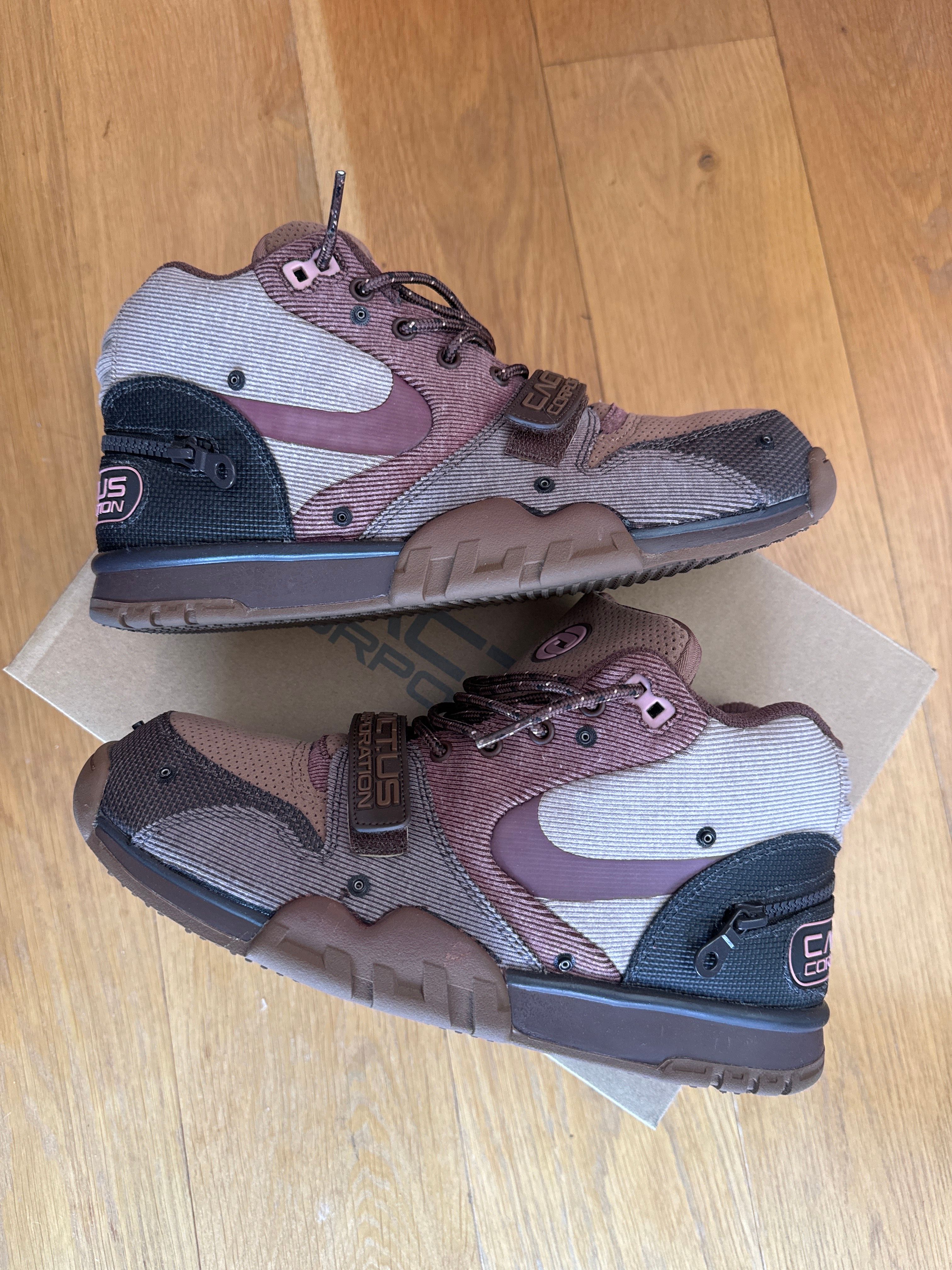 Travis Scott x Nike Air Trainer 1 SP "Archaeo Brown and Rust Pink"