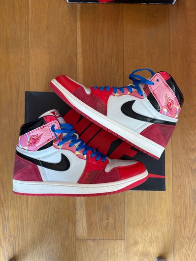 Spider-Man × Nike Air Jordan 1 Retro High OG SP "Spider-Man: Across the Spider-Verse/University Red"