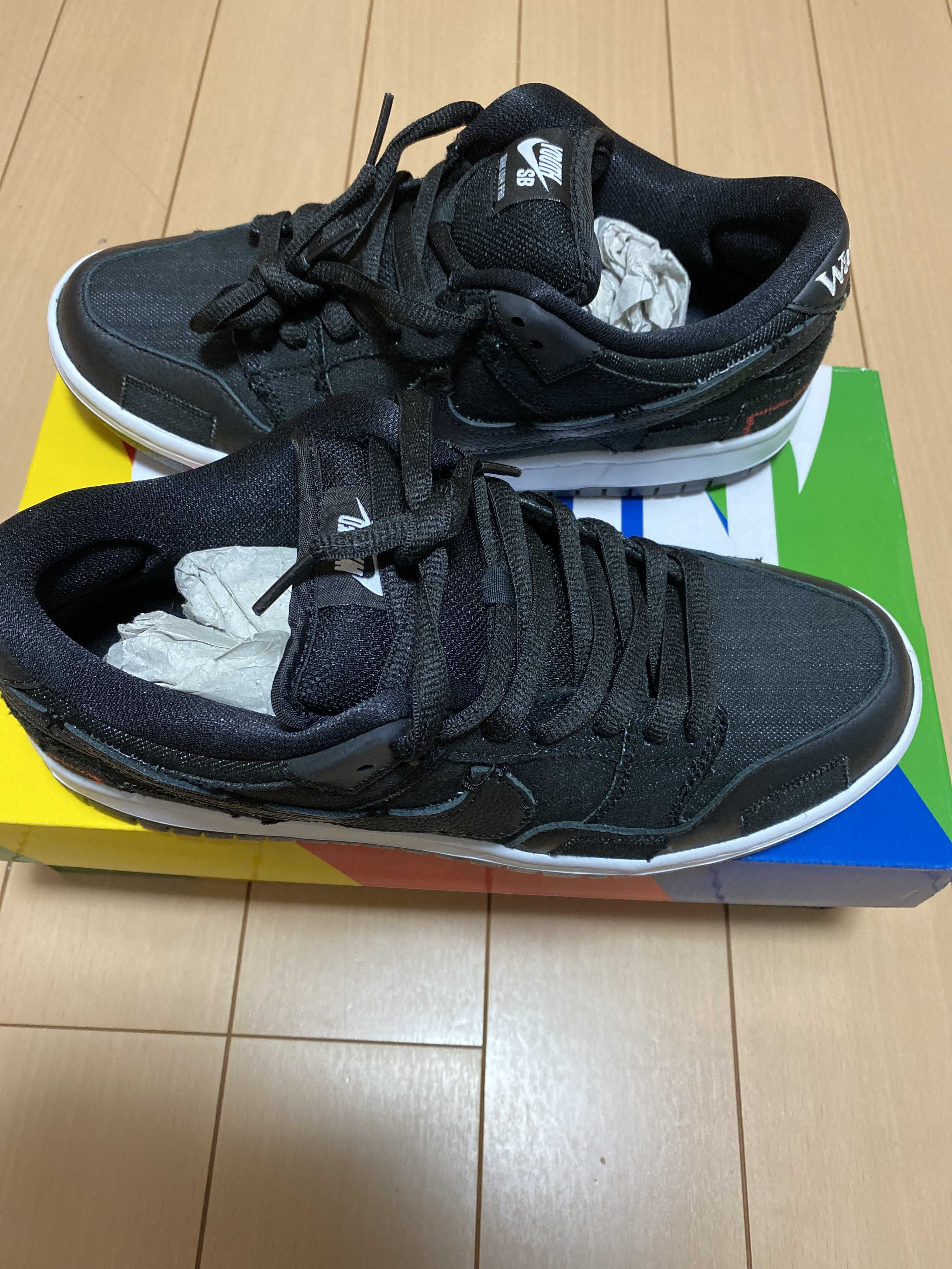 Wasted Youth × Nike SB Dunk Low "Black Denim" / VERDY