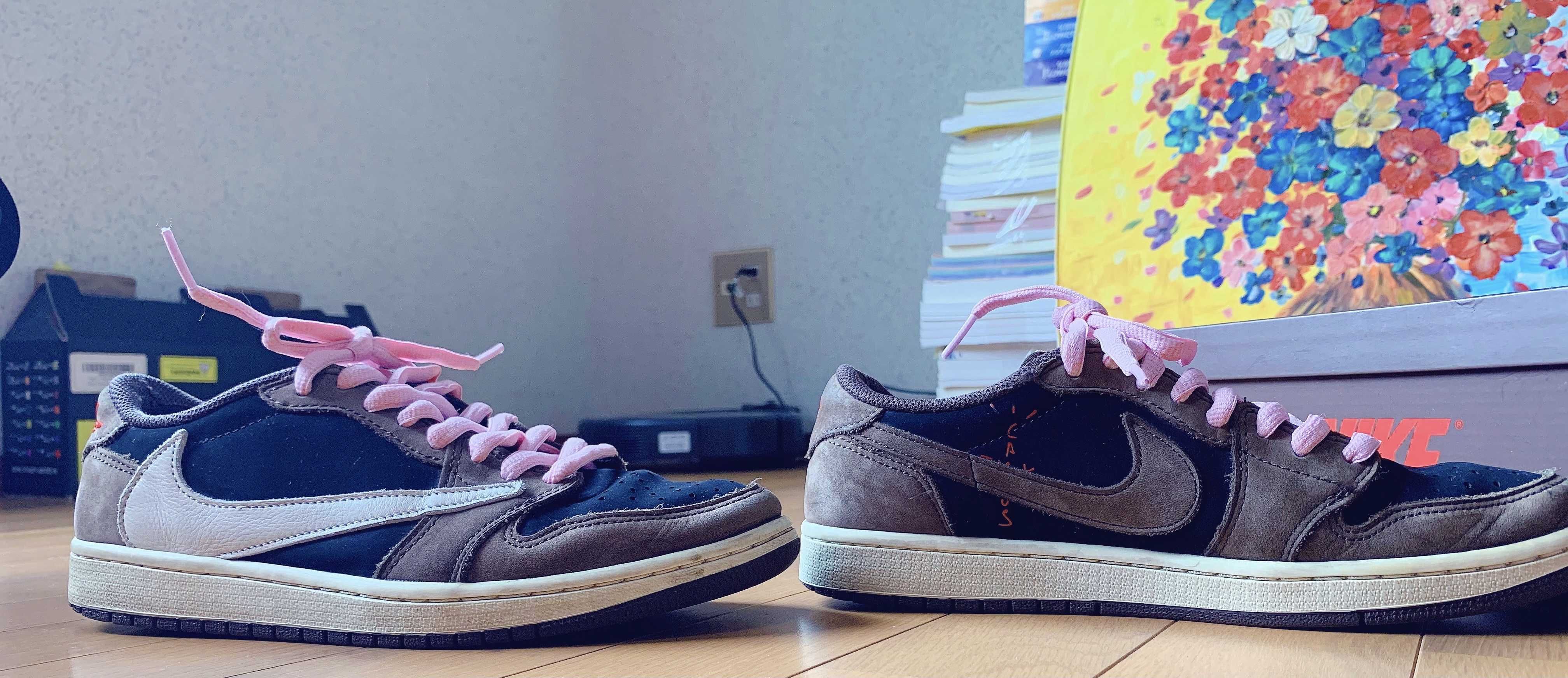 Travis Scott × Nike Air Jordan 1 Low OG SP-T  "Black/Dark Mocha"