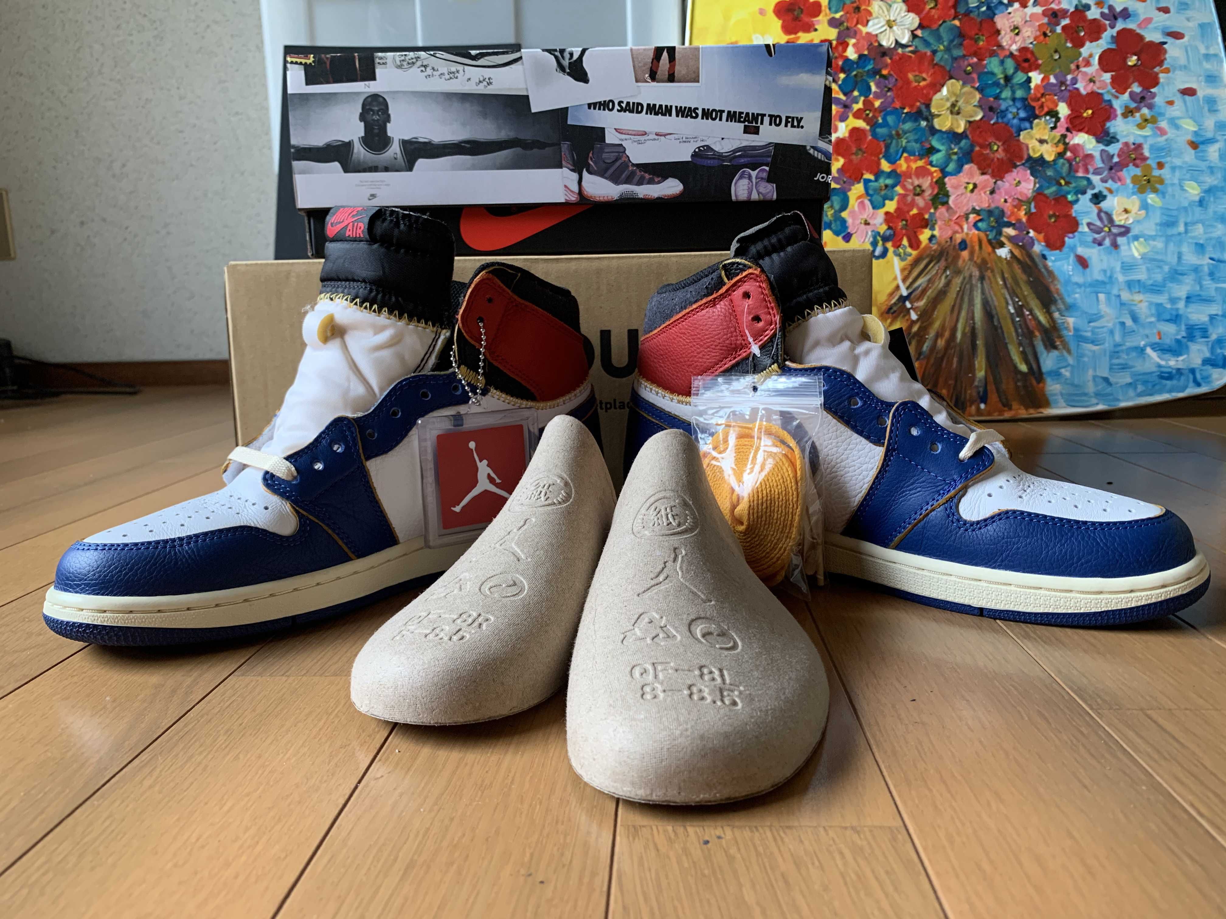 Union × Nike Air Jordan 1 Retro High OG NRG "Storm Blue/Varsity Red"