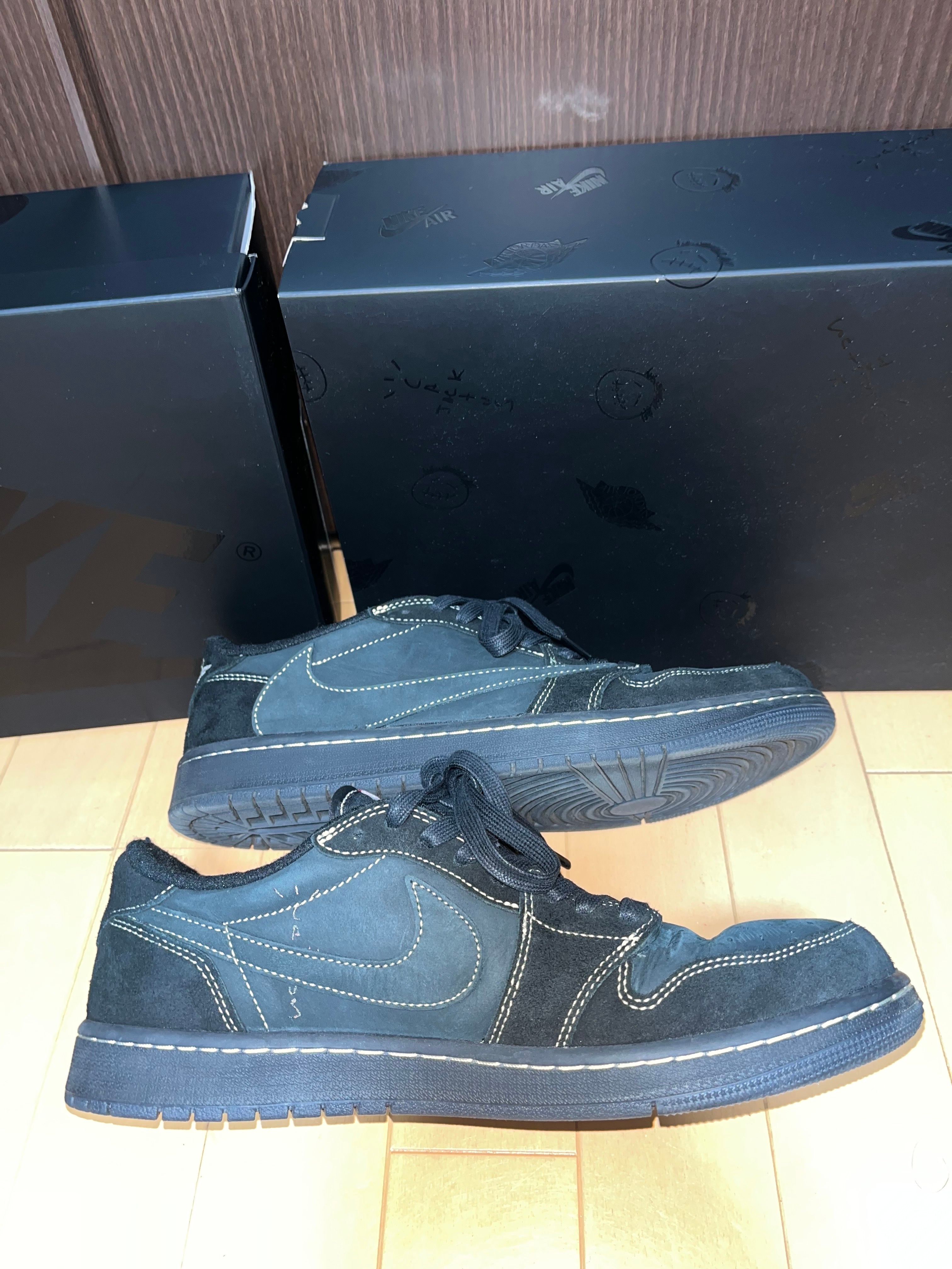 Travis Scott × Nike Air Jordan 1 Low OG SP "Black Phantom"