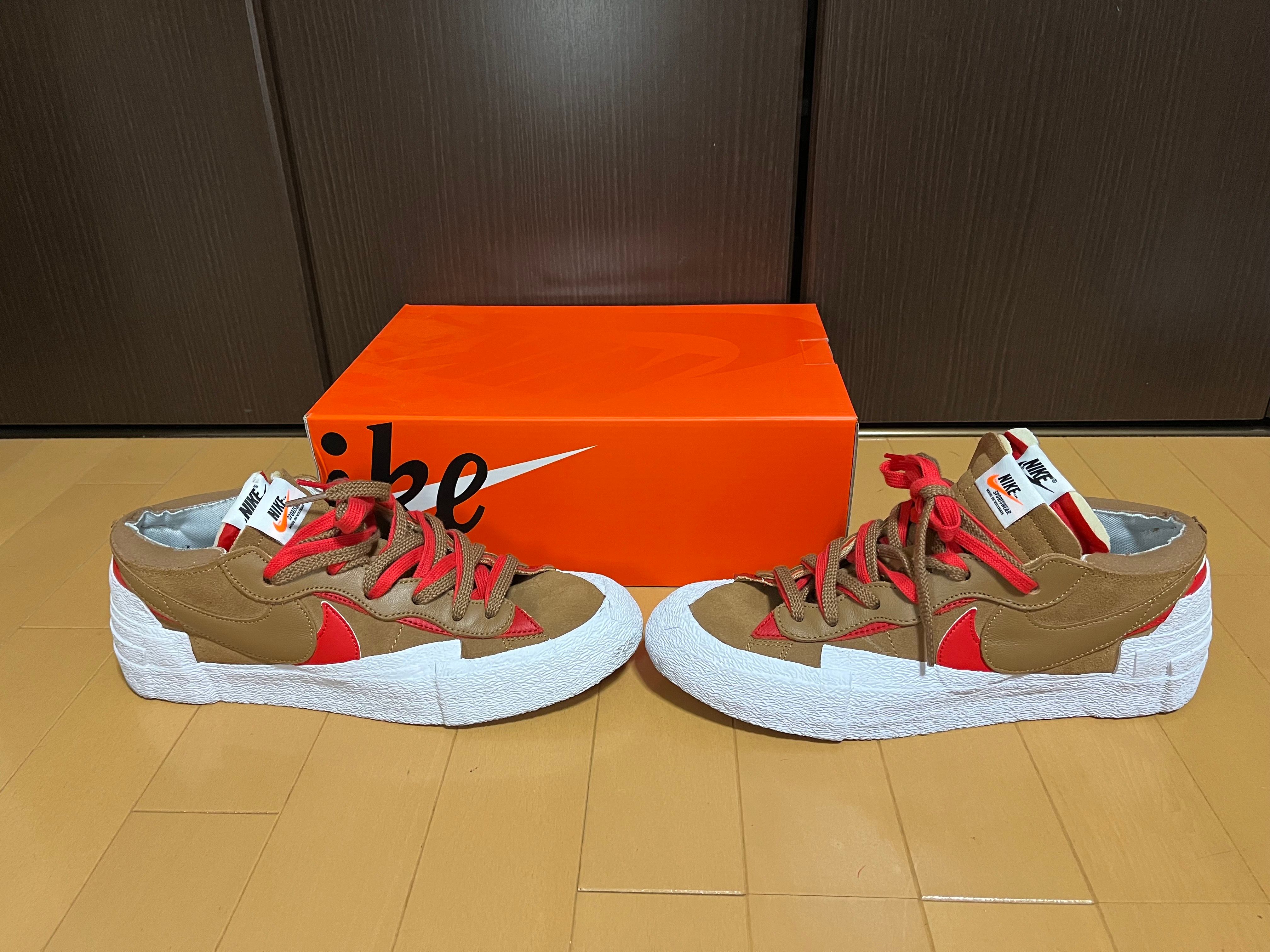 SACAI × NIKE BLAZER LOW "BRITISH TAN"