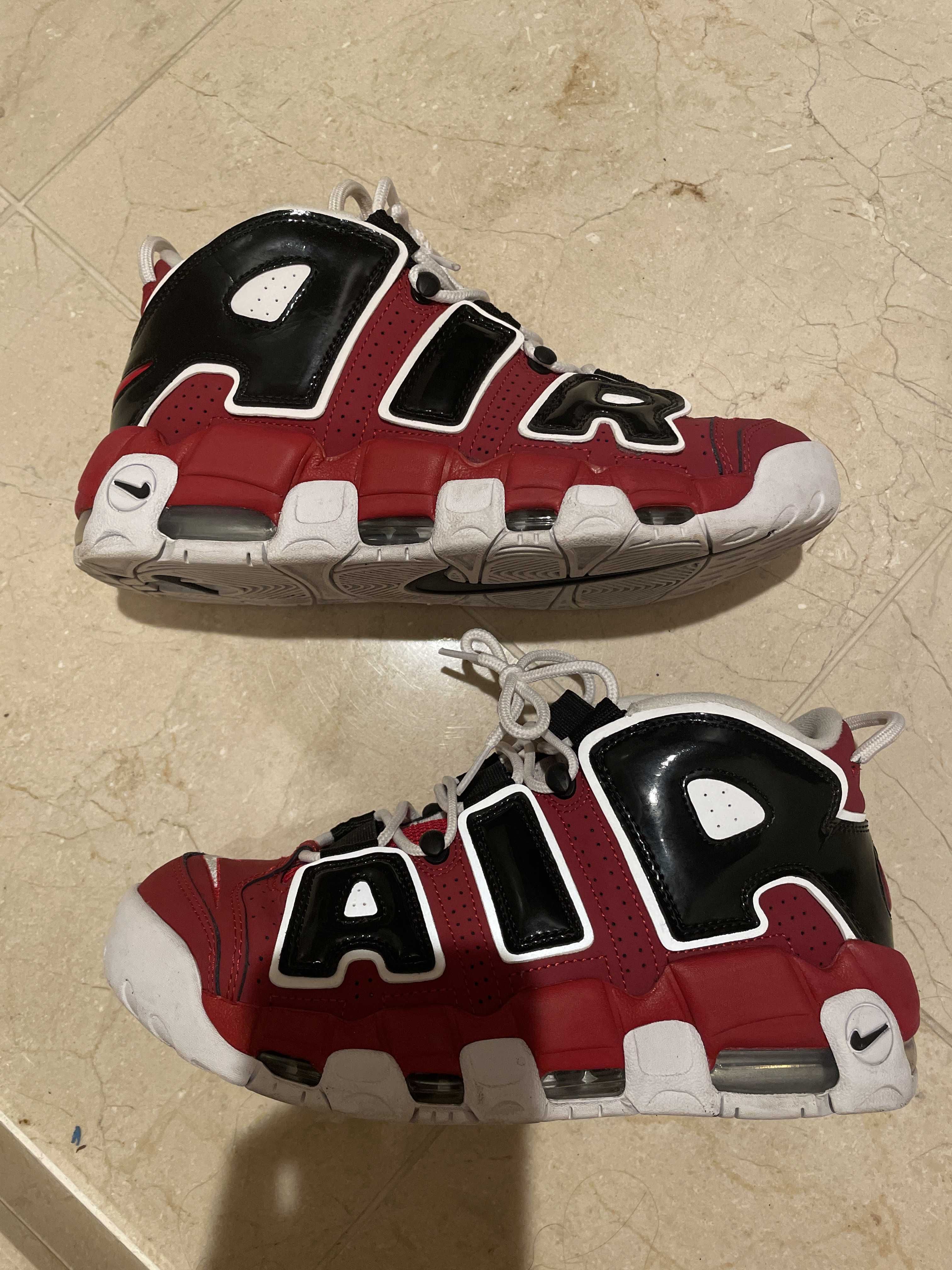Nike Air More Uptempo ’96 "Black and Varsity Red" (2021) 