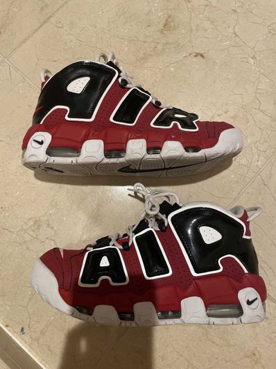 Nike Air More Uptempo ’96 "Black and Varsity Red" (2021)